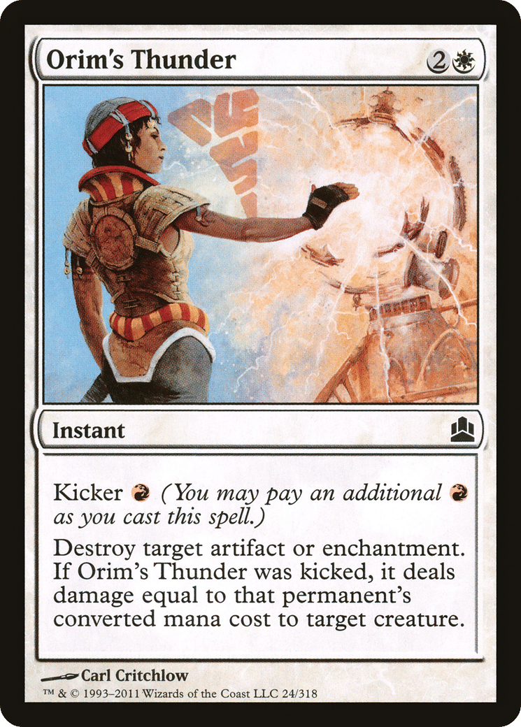 Orim's Thunder — Commander 2011 — Magic: The Gathering