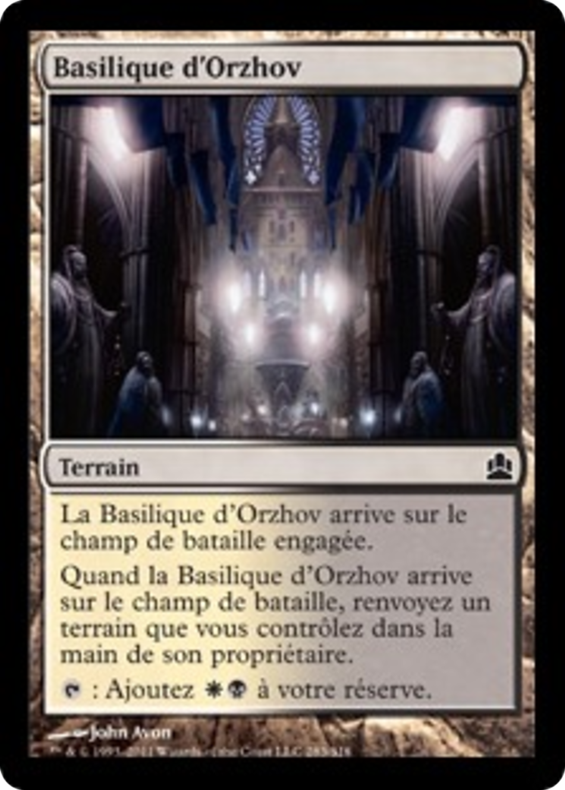 Basilique d'Orzhov — Commander 2011 — Magic: The Gathering