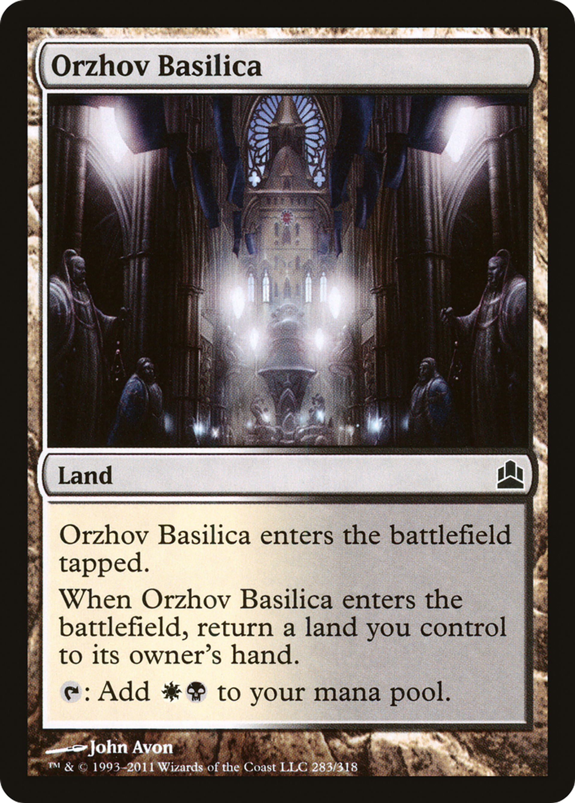 Orzhov Basilica — Commander 2011 — Magic: The Gathering