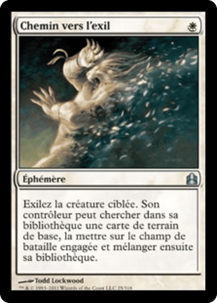 Chemin vers l'exil — Commander 2011 — Magic: The Gathering