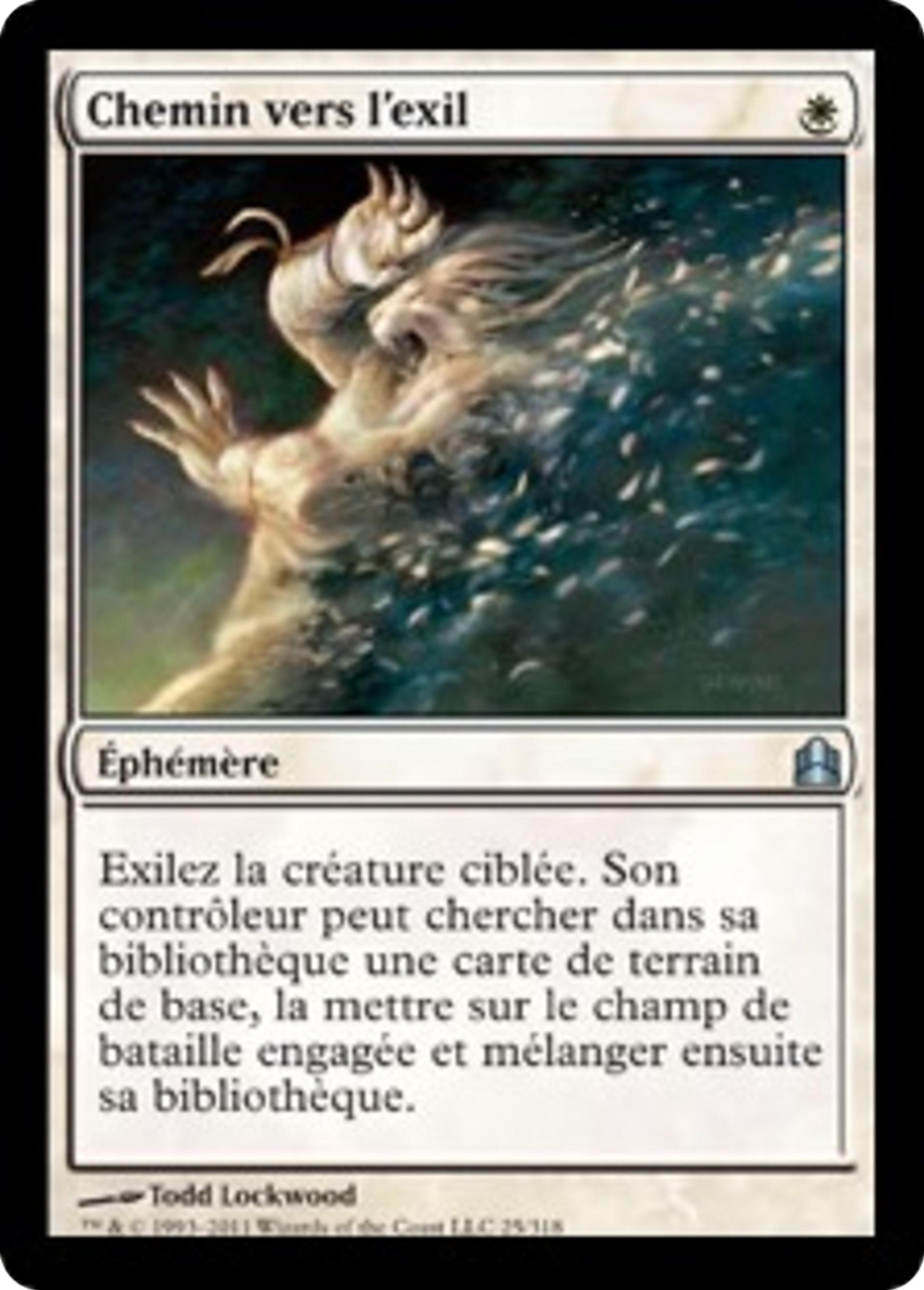 Chemin vers l'exil — Commander 2011 — Magic: The Gathering