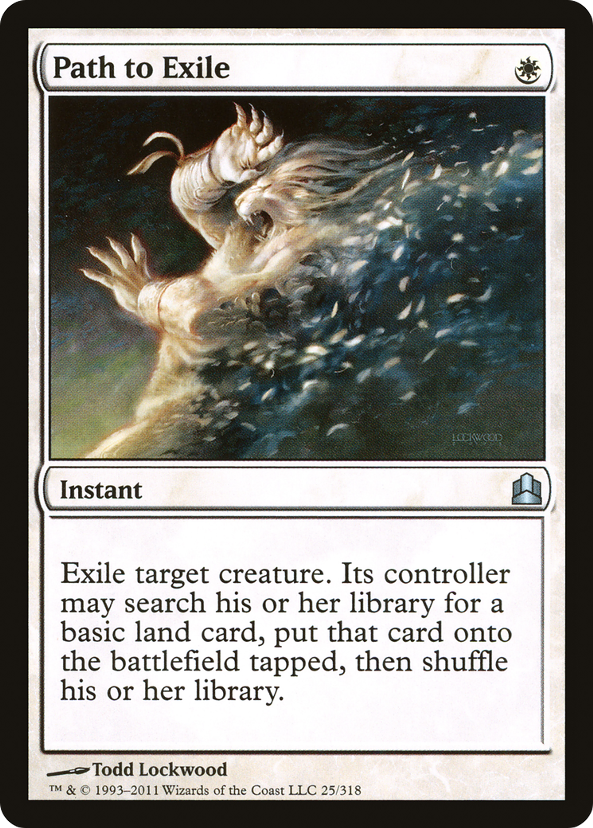 Chemin vers l'exil — Commander 2011 — Magic: The Gathering