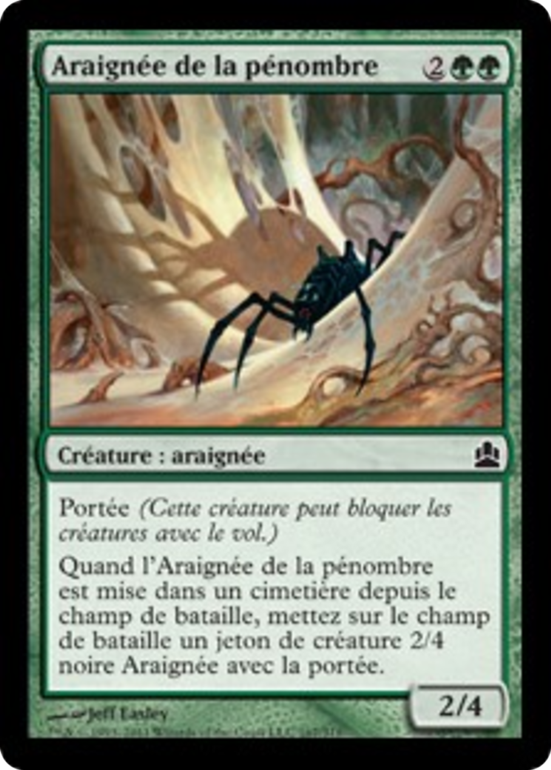 Araignée de la pénombre — Commander 2011 — Magic: The Gathering