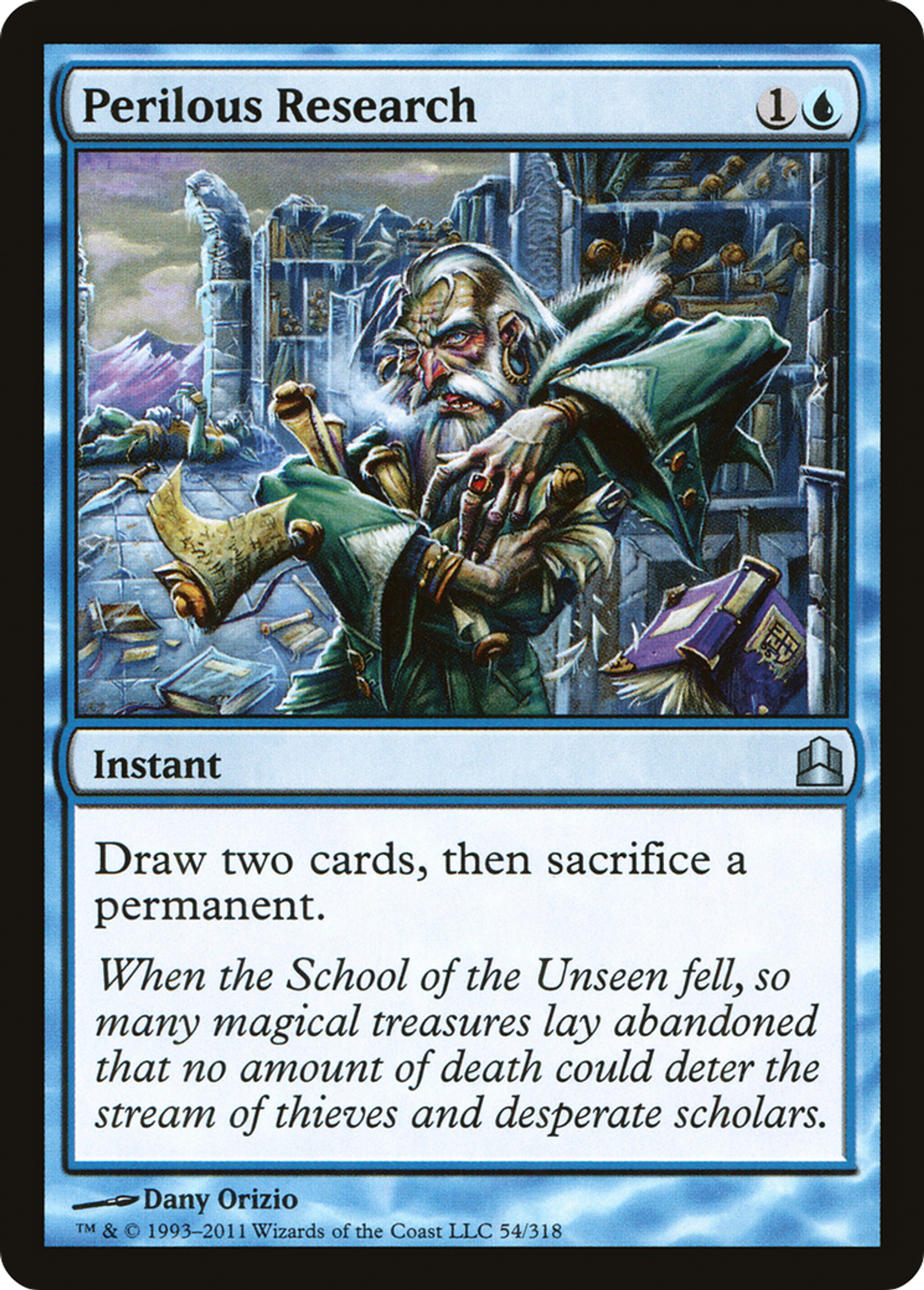 Perilous Research — Commander 2011 — Magic: The Gathering