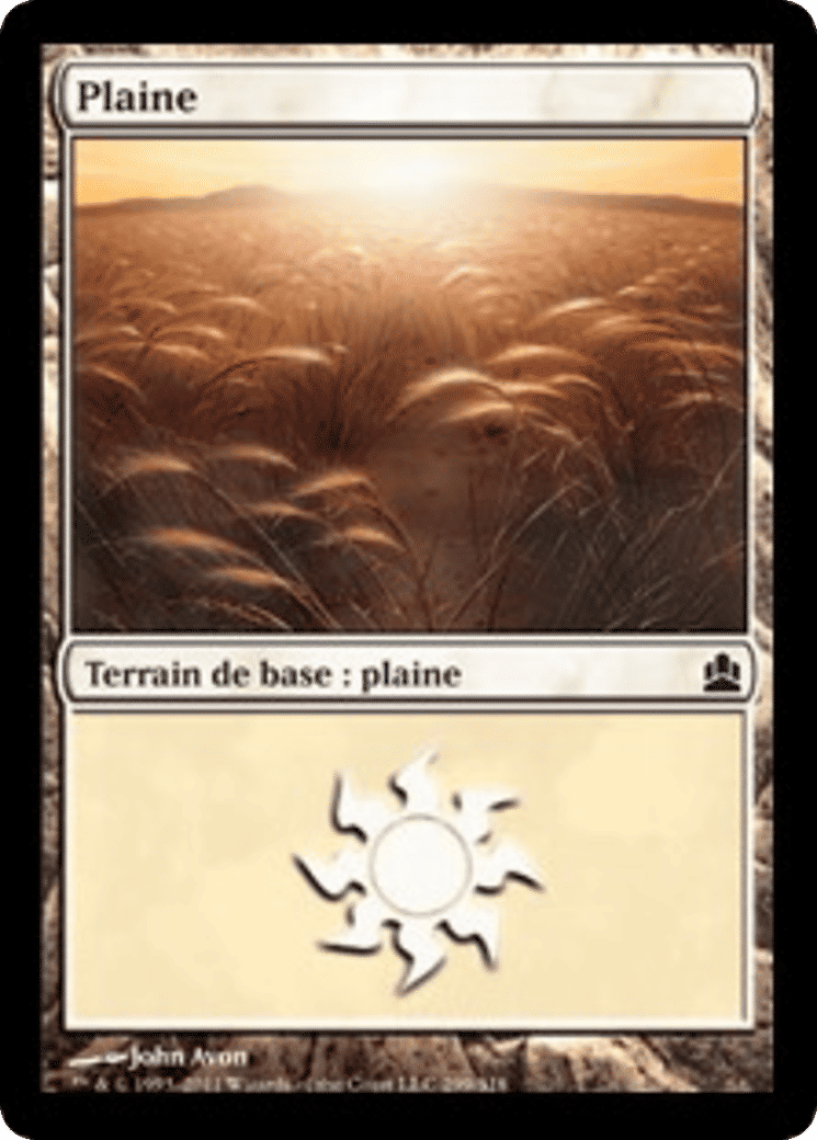 Plaine — Commander 2011 — Magic: The Gathering
