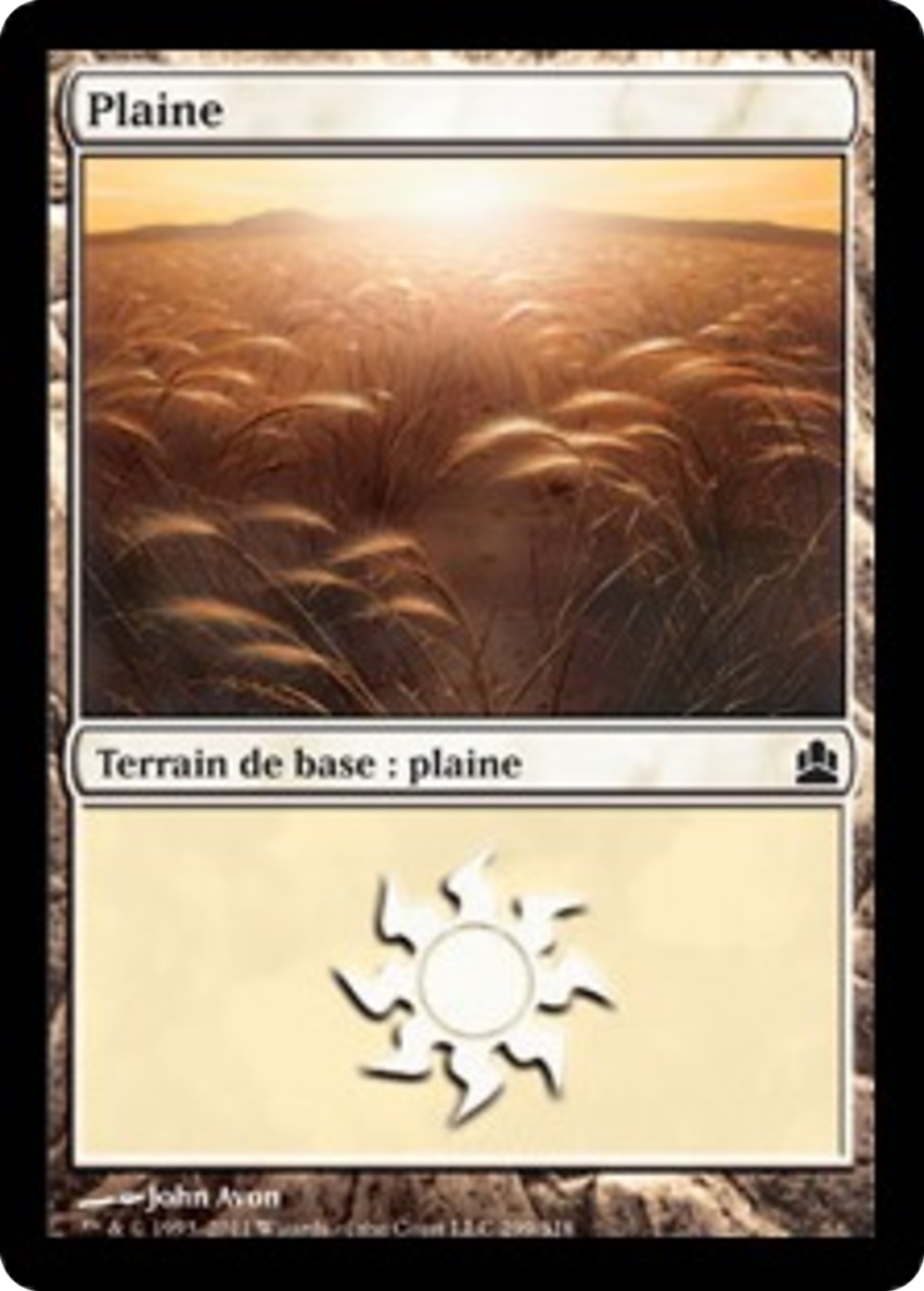 Plaine — Commander 2011 — Magic: The Gathering