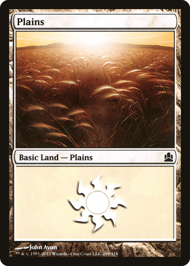 Plains — Commander 2011 — Magic: The Gathering