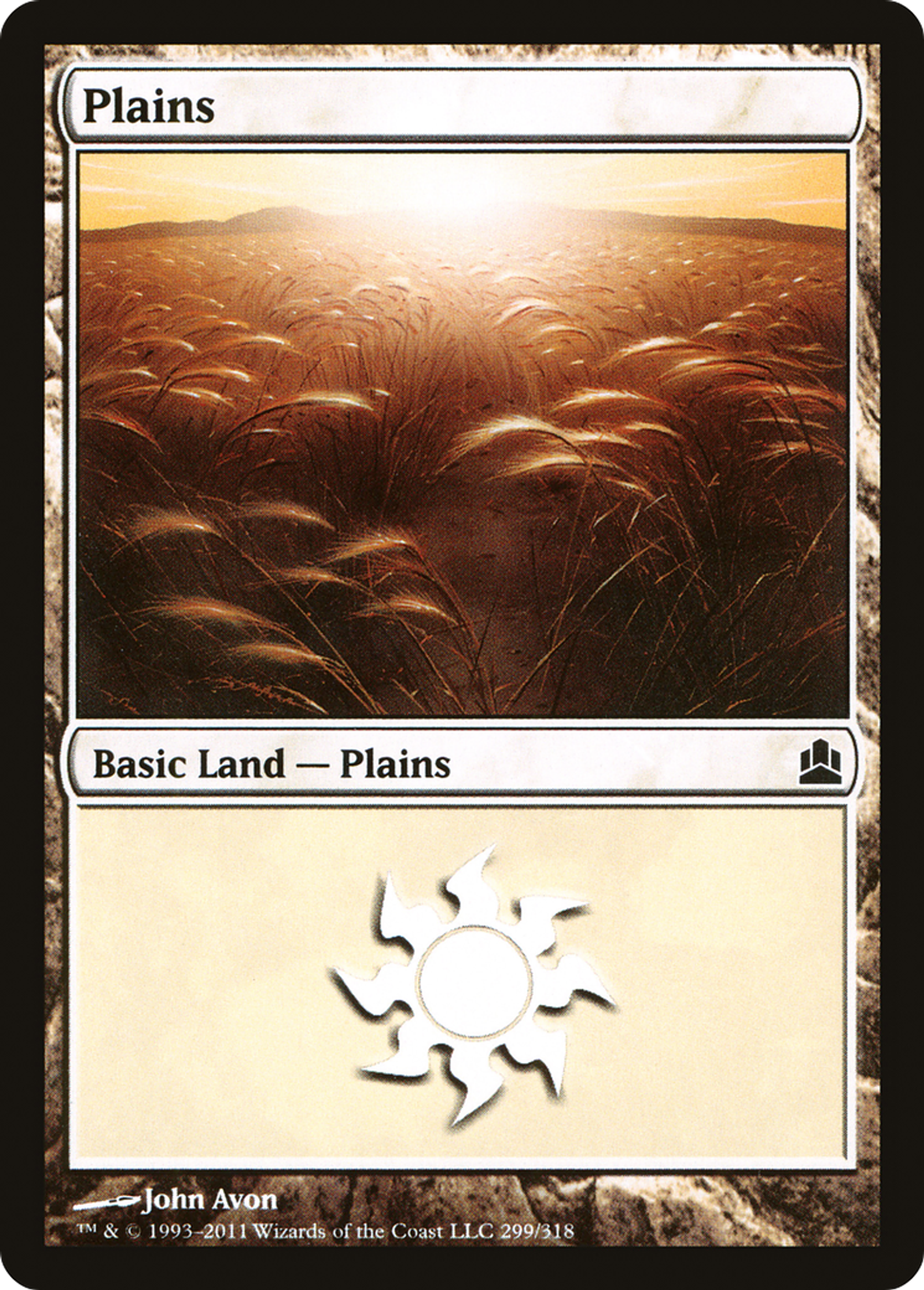 Plains — Commander 2011 — Magic: The Gathering