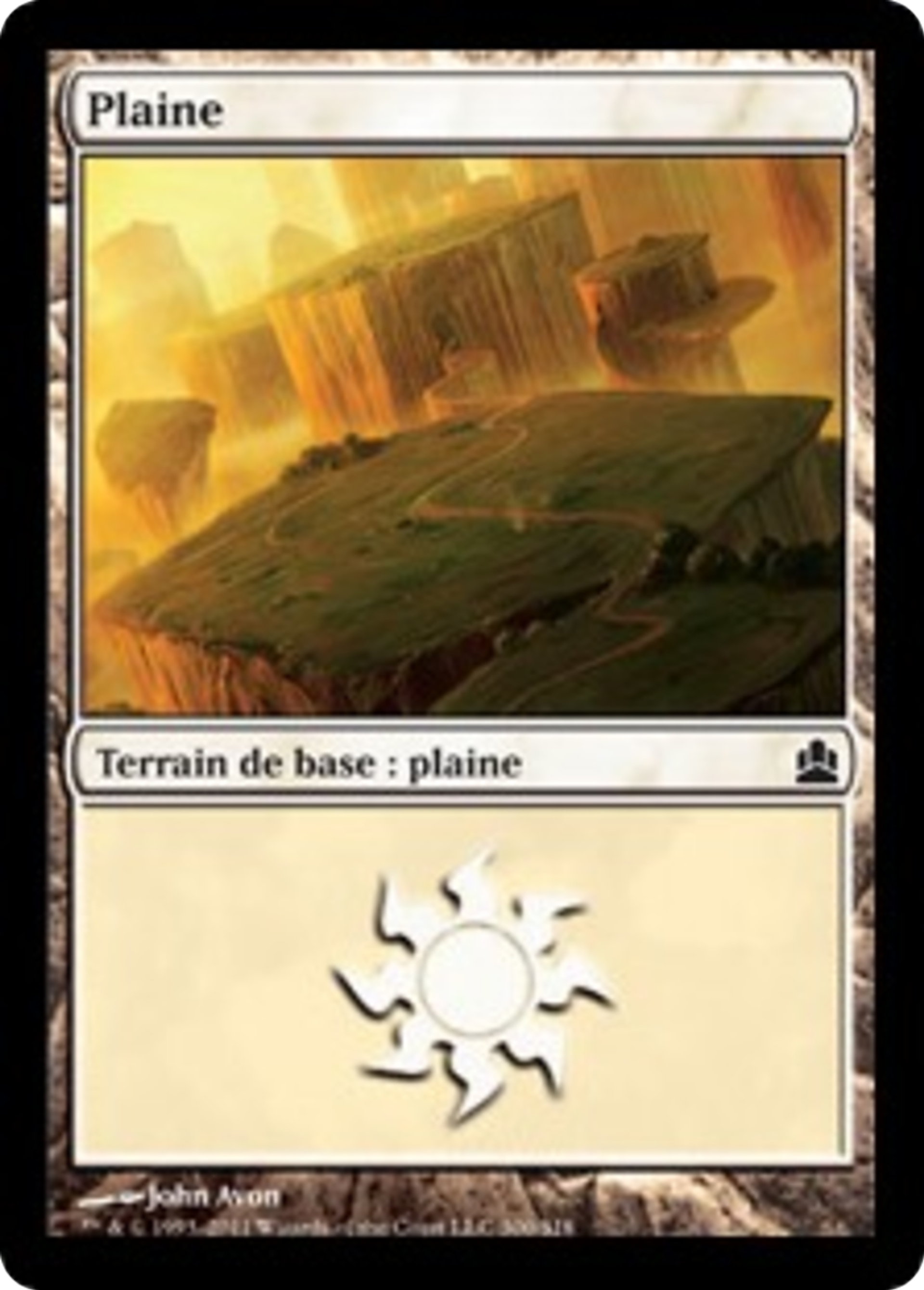 Plaine — Commander 2011 — Magic: The Gathering