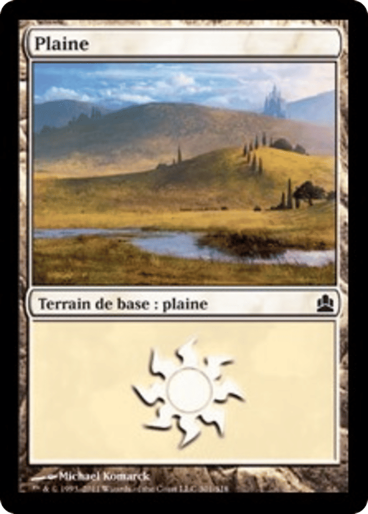 Plaine — Commander 2011 — Magic: The Gathering