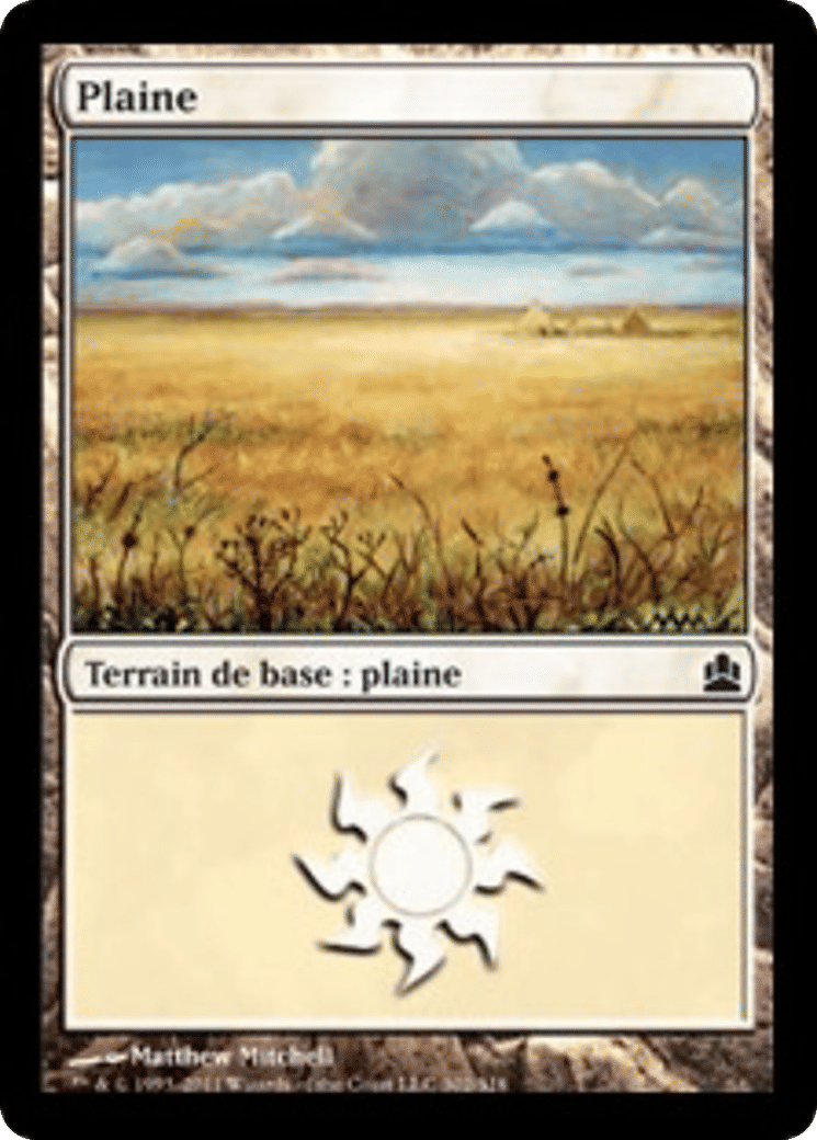 Plaine — Commander 2011 — Magic: The Gathering