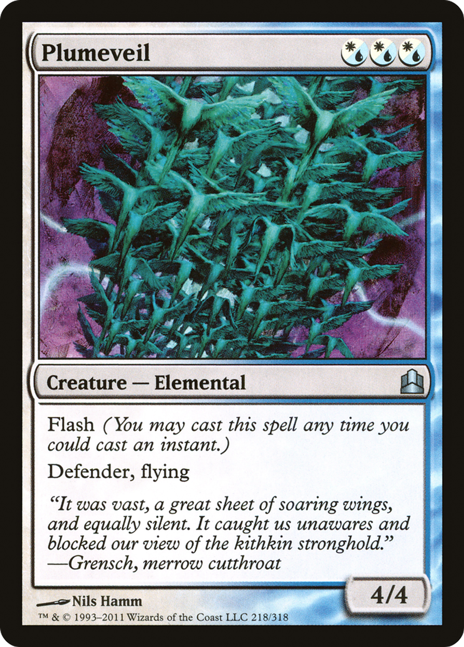 Plumeveil — Commander 2011 — Magic: The Gathering