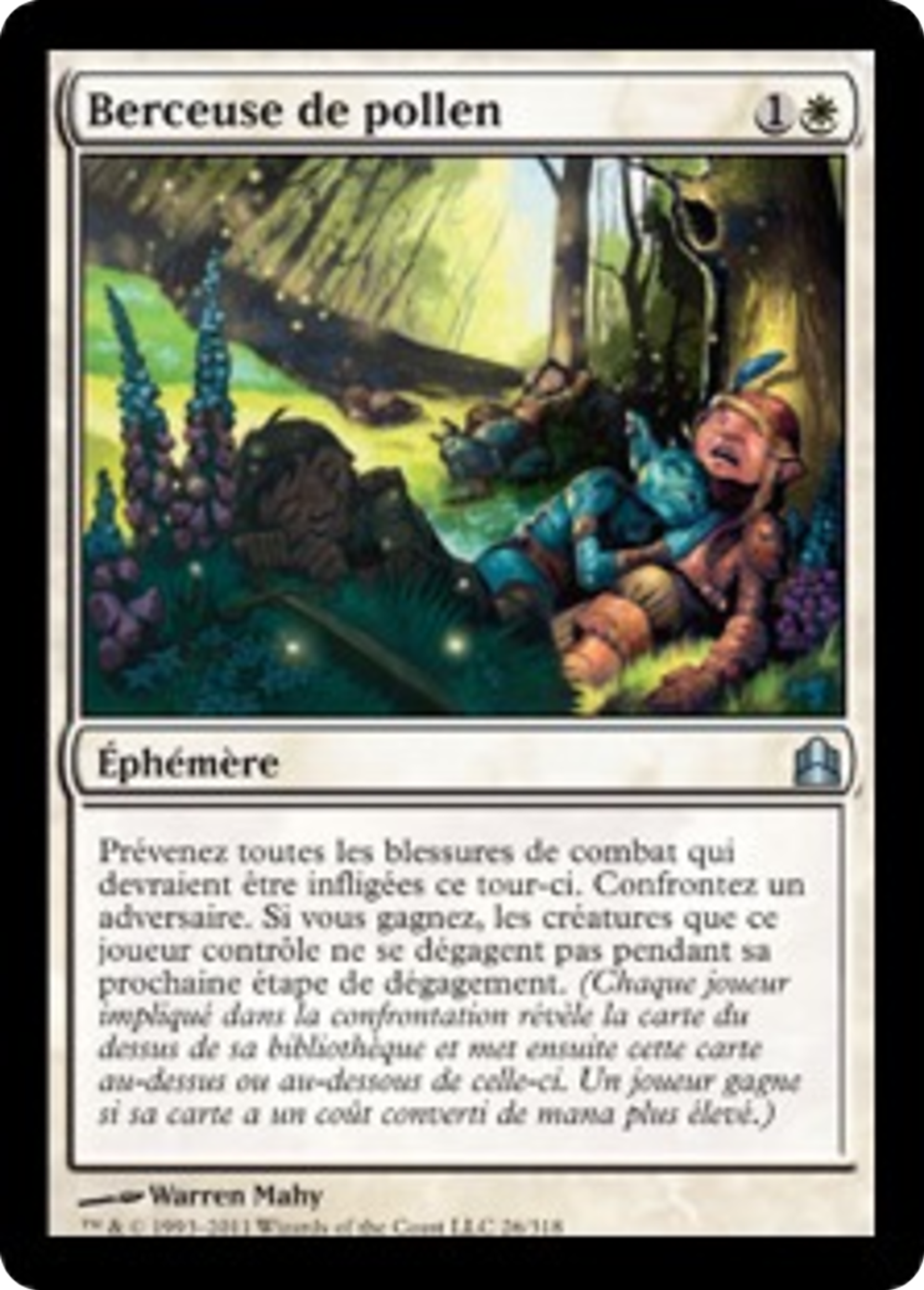 Berceuse de pollen — Commander 2011 — Magic: The Gathering