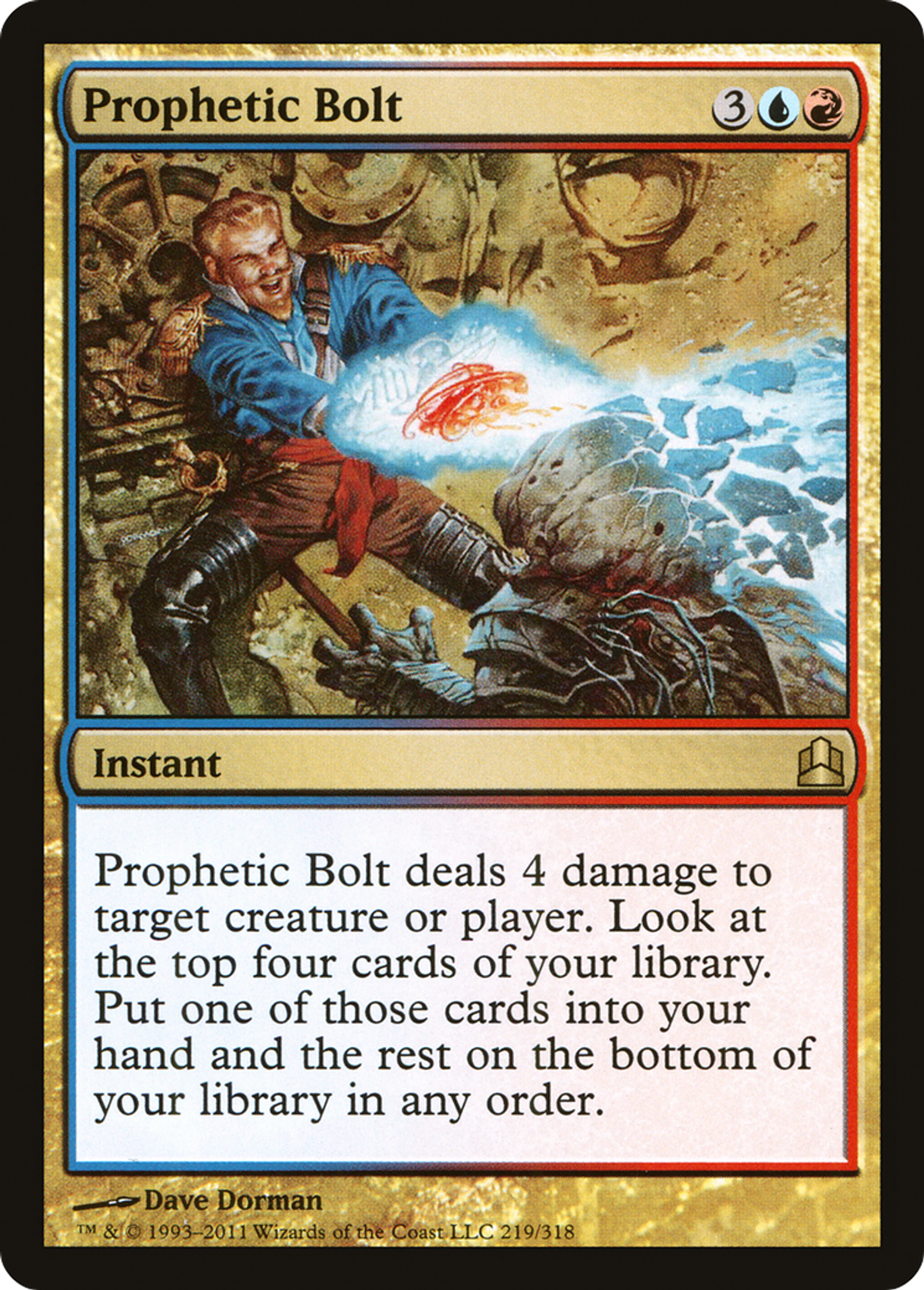 Prophetic Bolt — Commander 2011 — Magic: The Gathering