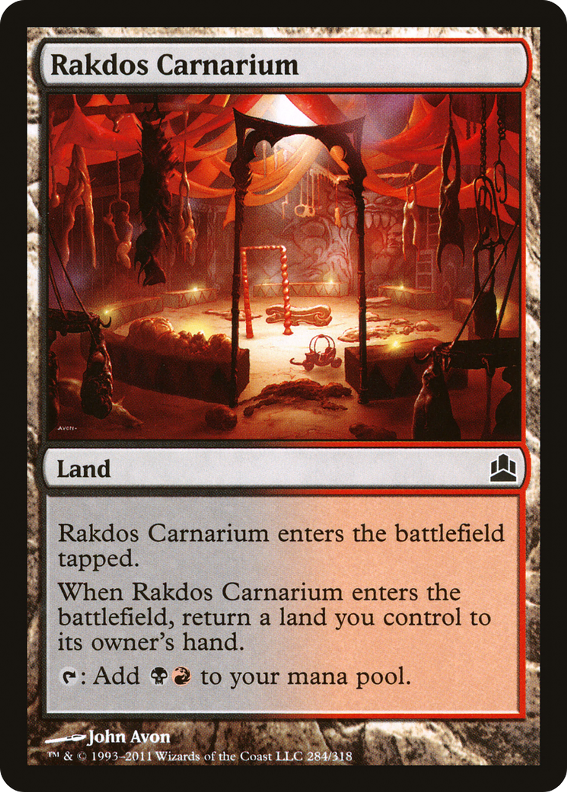 Rakdos Carnarium — Commander 2011 — Magic: The Gathering