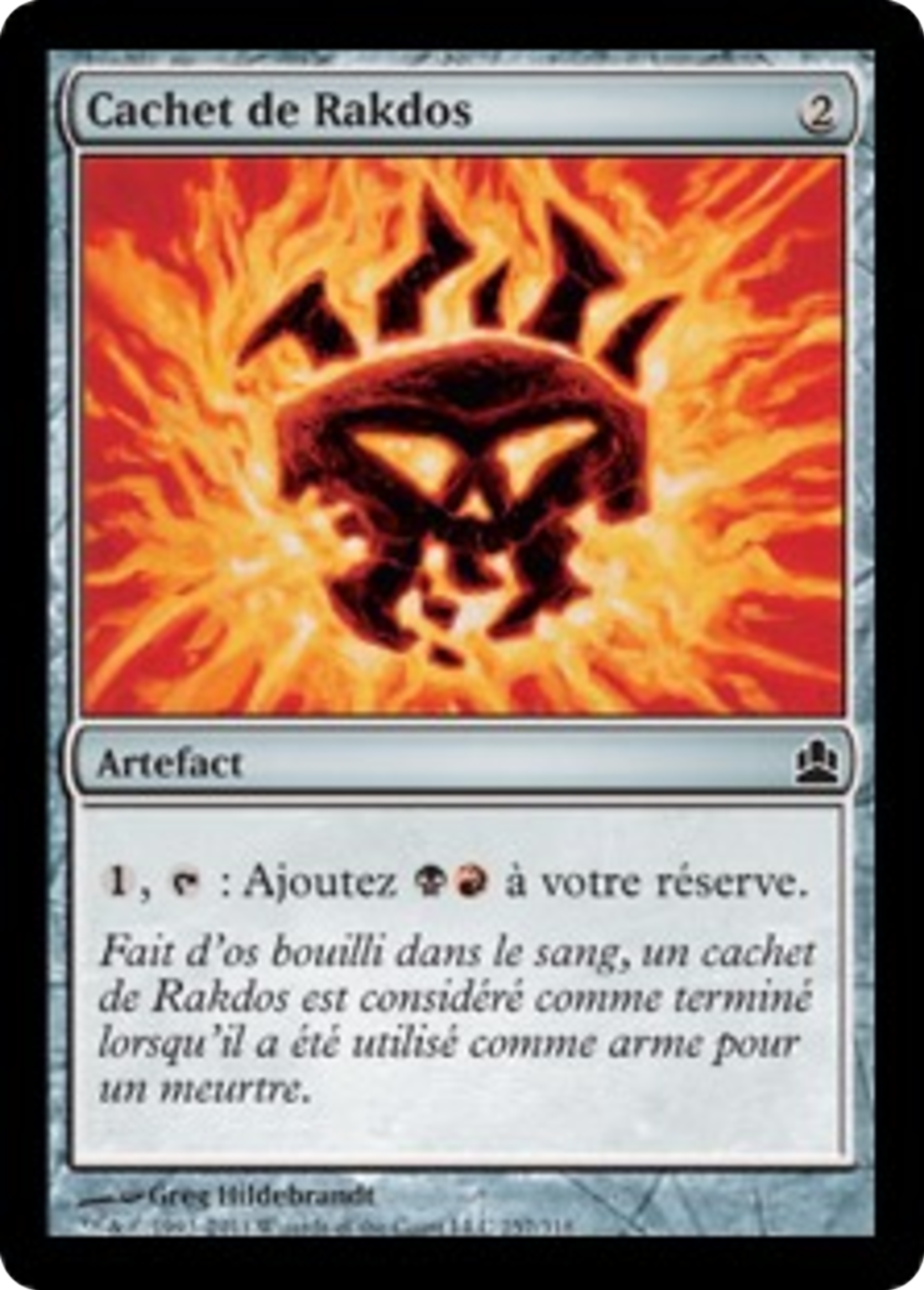 Cachet de Rakdos — Commander 2011 — Magic: The Gathering