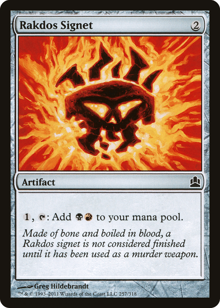 Rakdos Signet — Commander 2011 — Magic: The Gathering