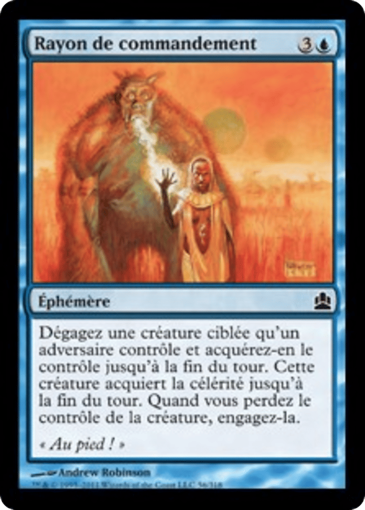 Rayon de commandement — Commander 2011 — Magic: The Gathering