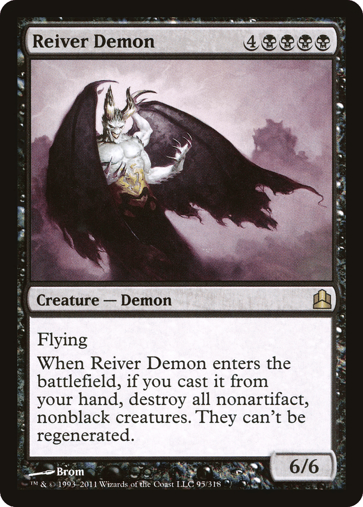 Reiver Demon — Commander 2011 — Magic: The Gathering