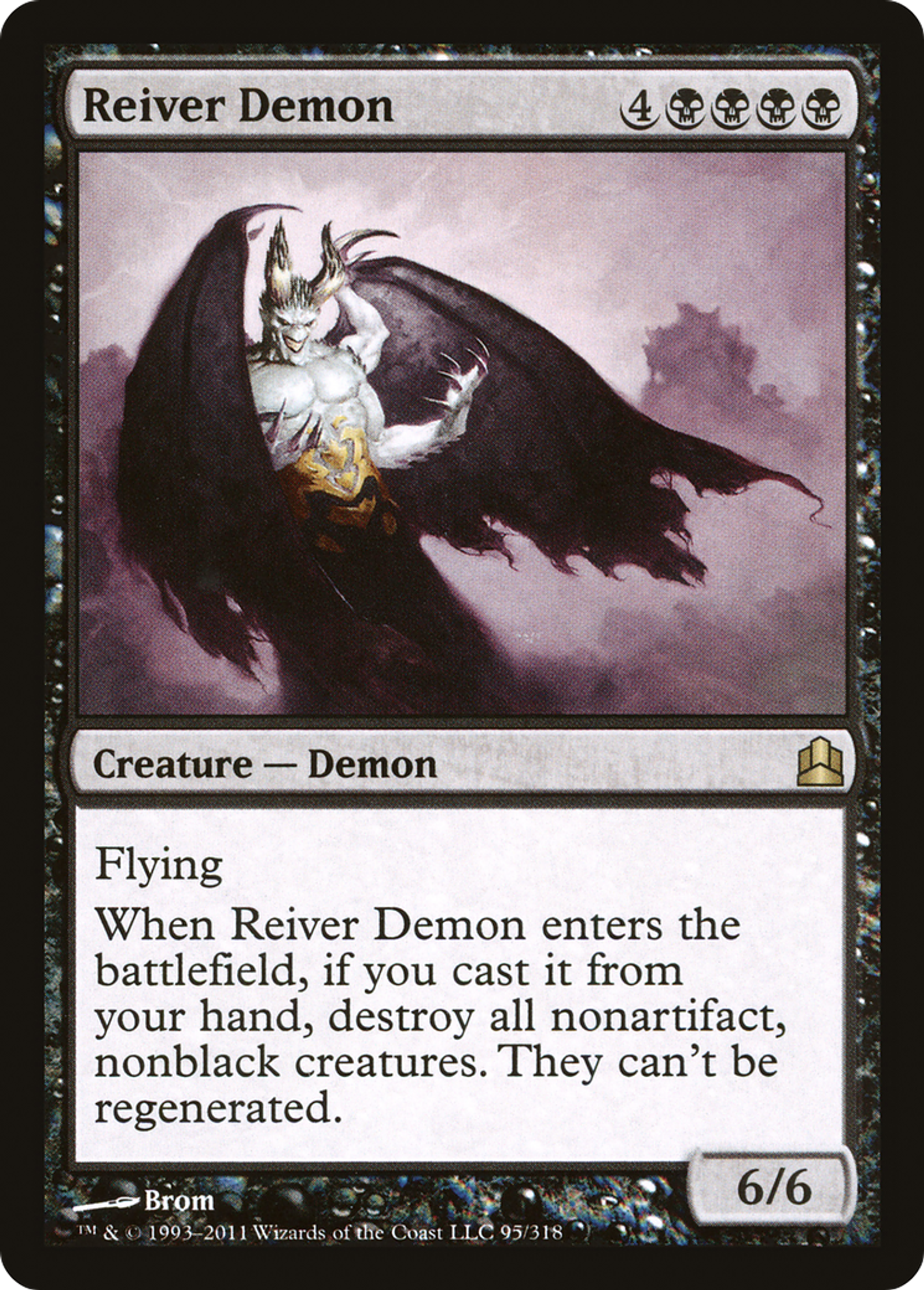 Reiver Demon — Commander 2011 — Magic: The Gathering