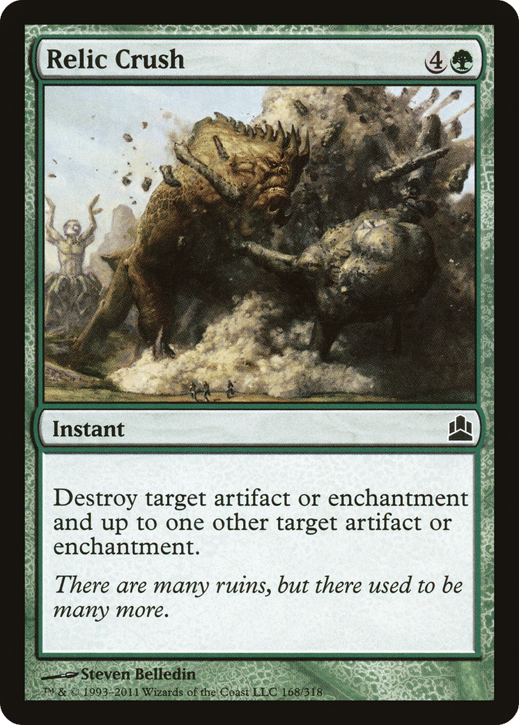 Relic Crush — Commander 2011 — Magic: The Gathering