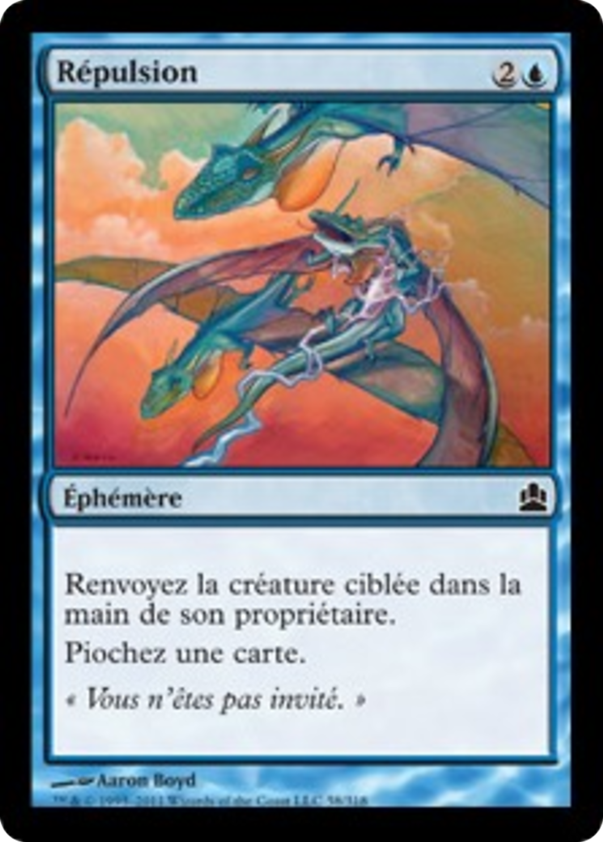 Répulsion — Commander 2011 — Magic: The Gathering