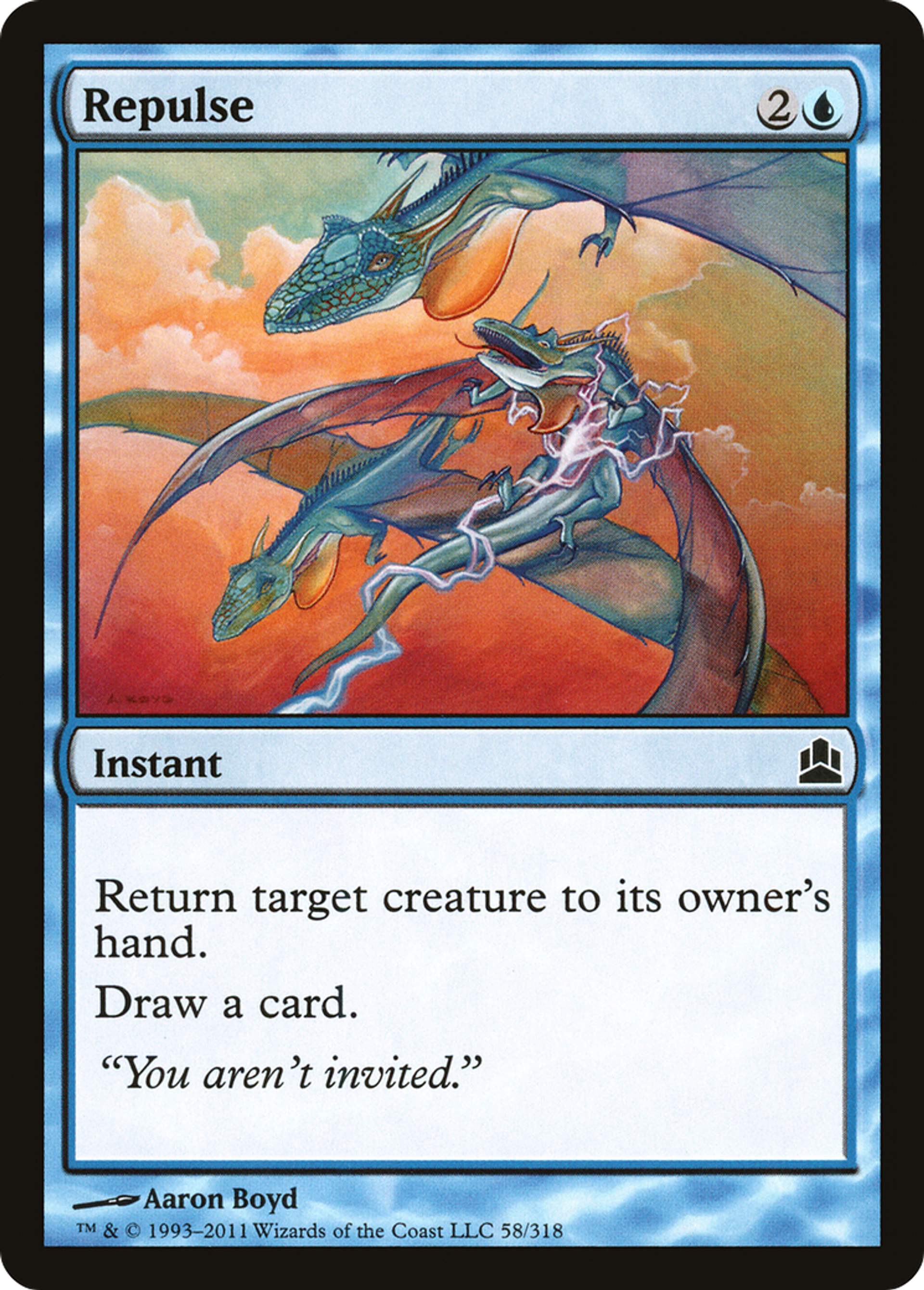 Repulse — Commander 2011 — Magic: The Gathering