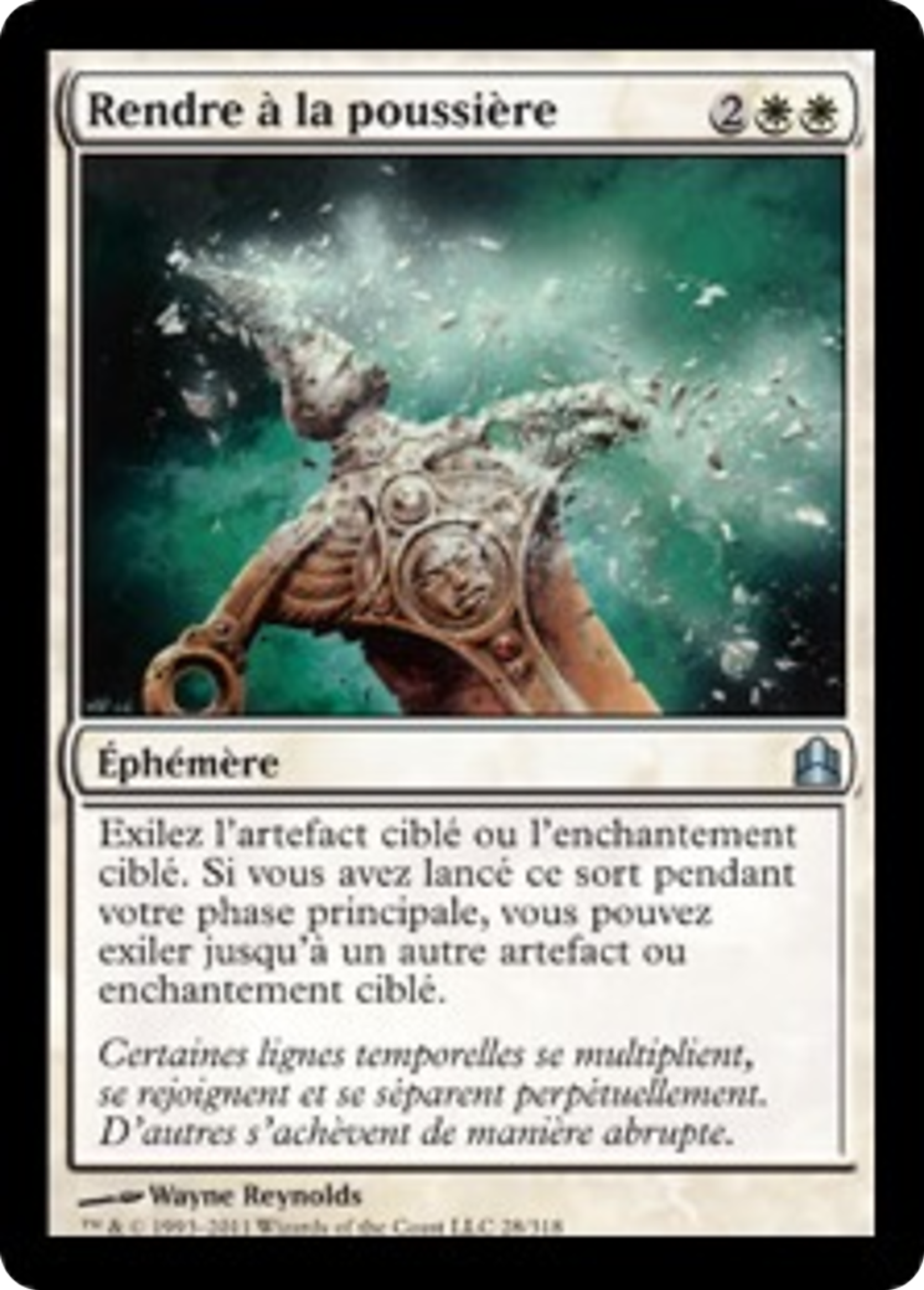 Rendre à la poussière — Commander 2011 — Magic: The Gathering