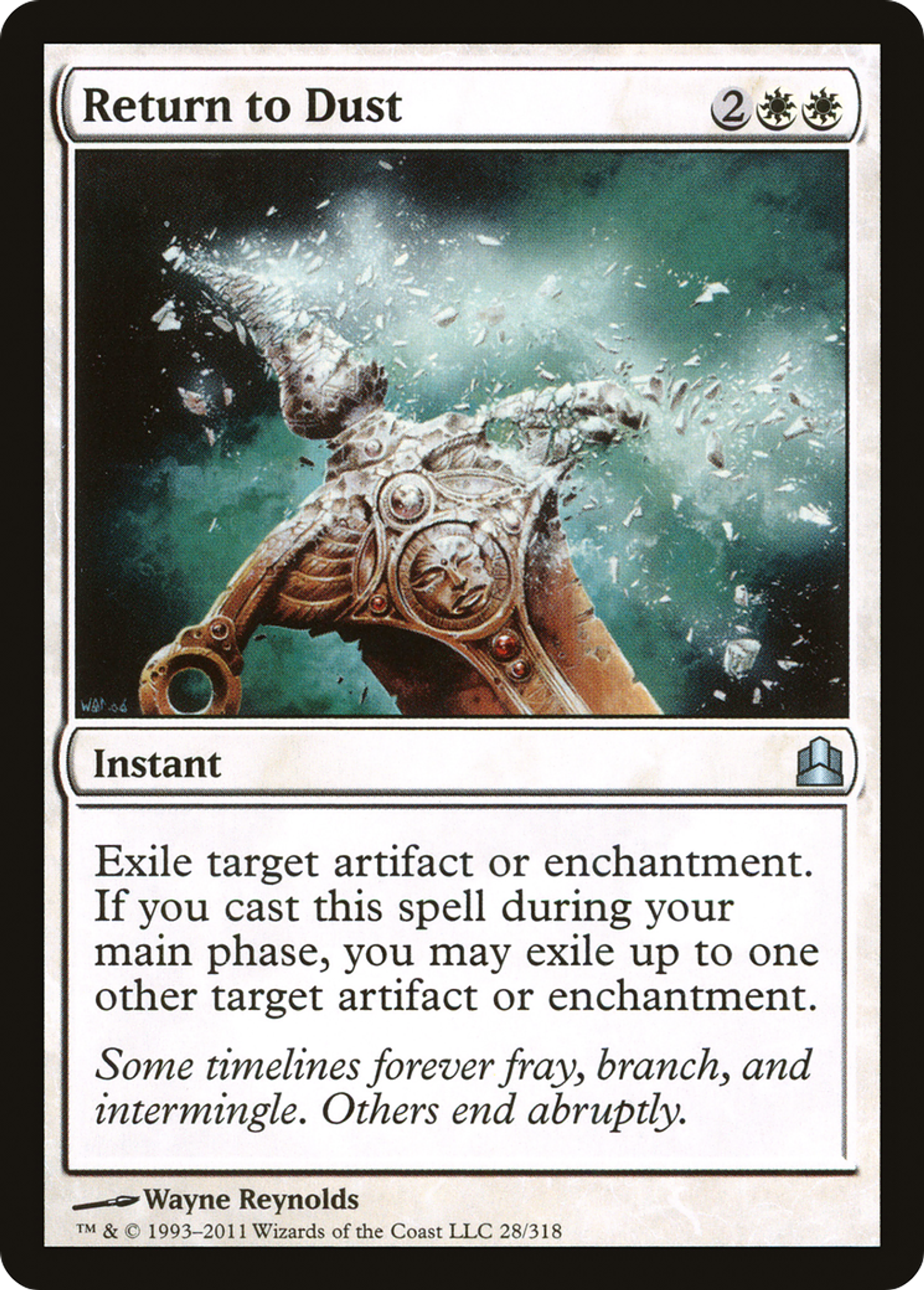 Rendre à la poussière — Commander 2011 — Magic: The Gathering