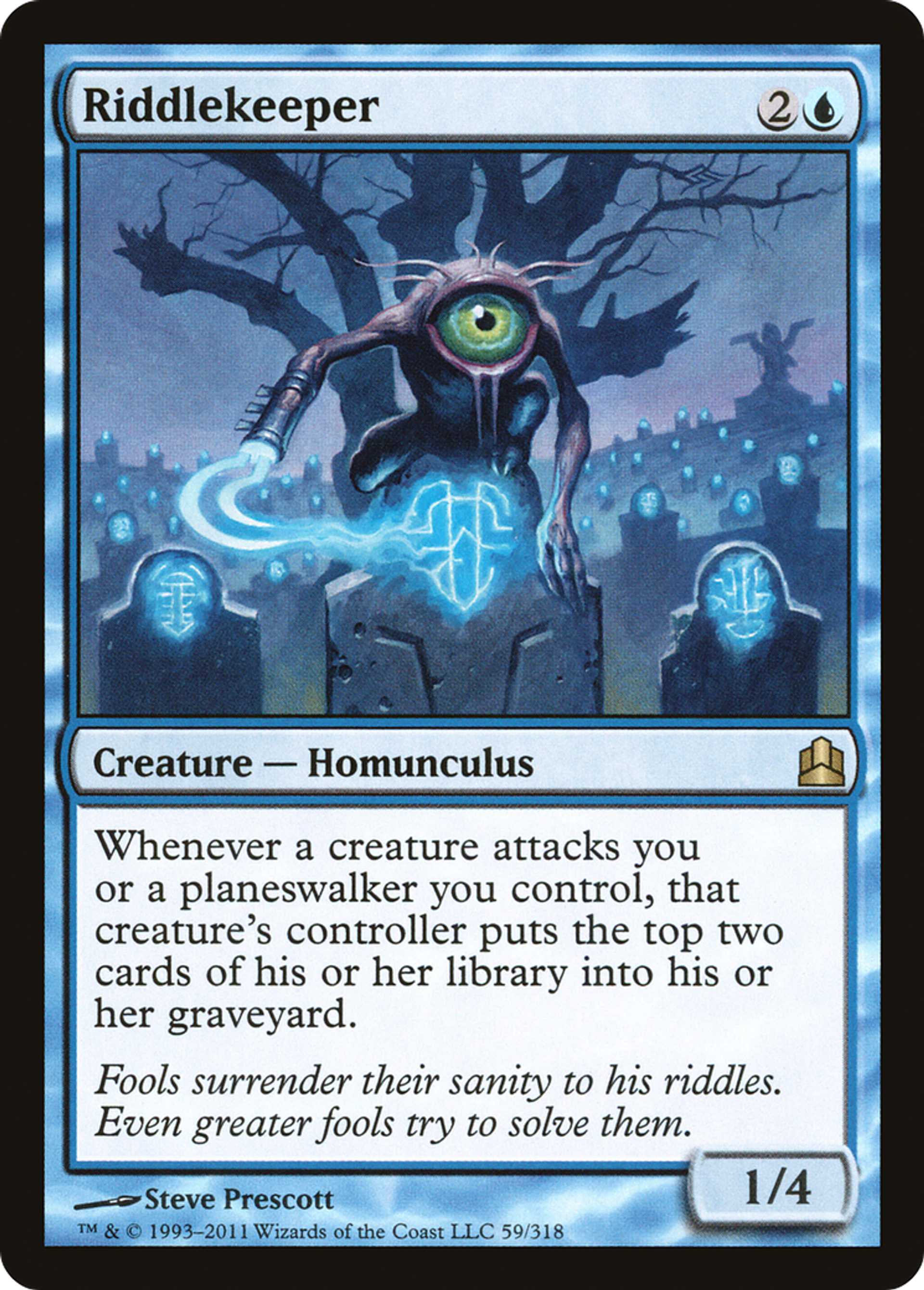 Riddlekeeper — Commander 2011 — Magic: The Gathering