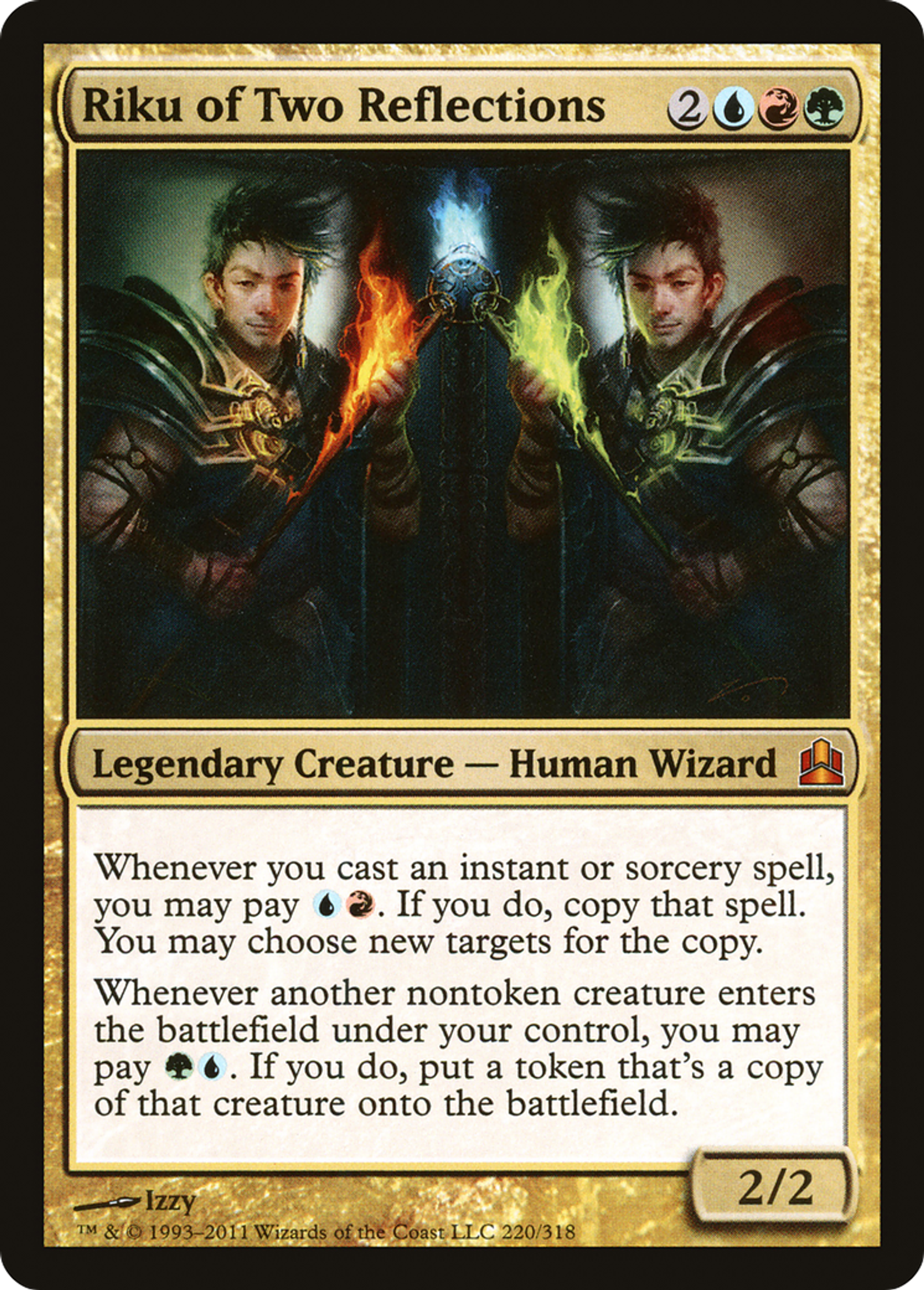 Riku aux deux reflets — Commander 2011 — Magic: The Gathering