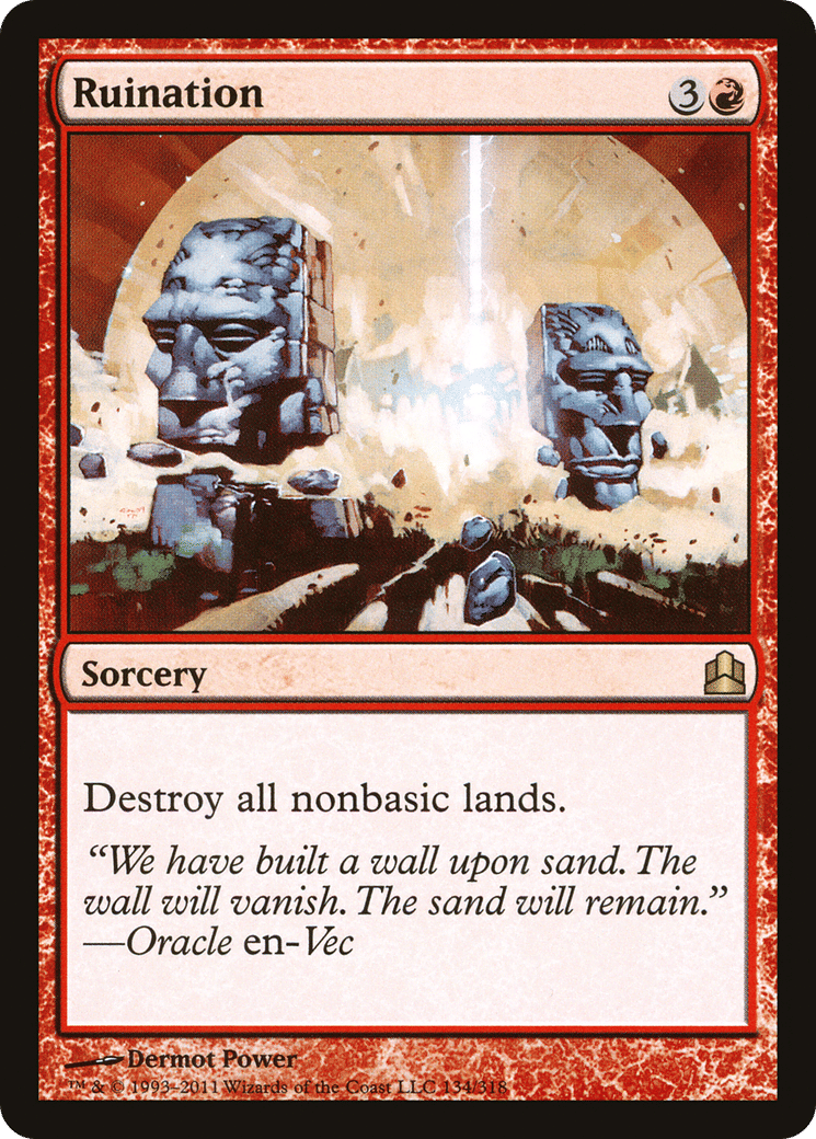 Ruination — Commander 2011 — Magic: The Gathering