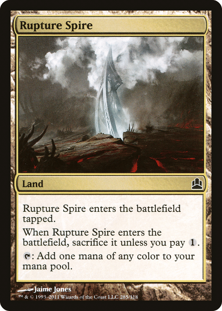Rupture Spire — Commander 2011 — Magic: The Gathering
