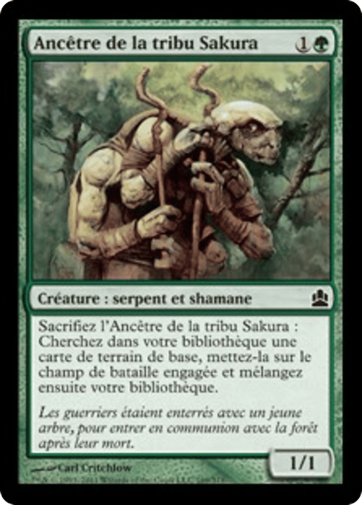 Ancêtre de la tribu Sakura — Commander 2011 — Magic: The Gathering