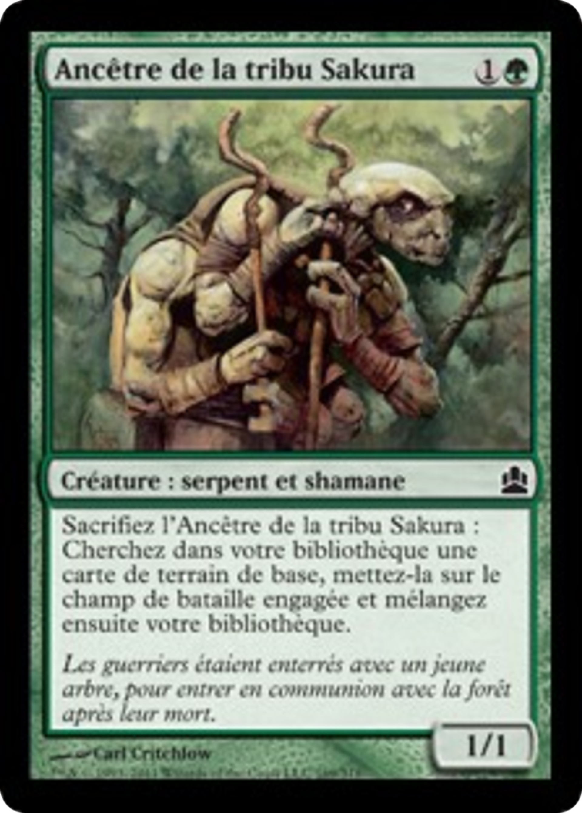 Ancêtre de la tribu Sakura — Commander 2011 — Magic: The Gathering