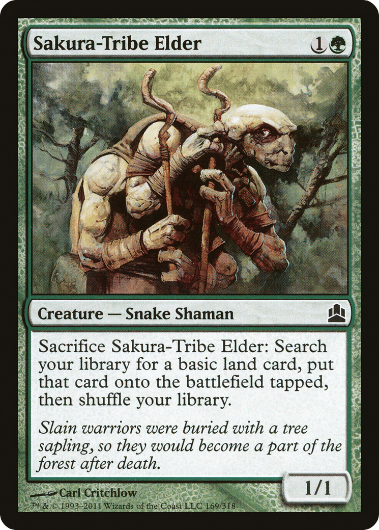Sakura-Tribe Elder — Commander 2011 — Magic: The Gathering