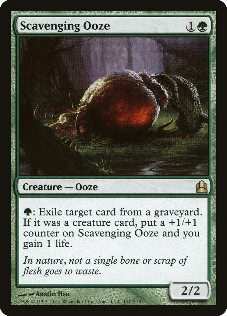 Scavenging Ooze — Commander 2011 — Magic: The Gathering
