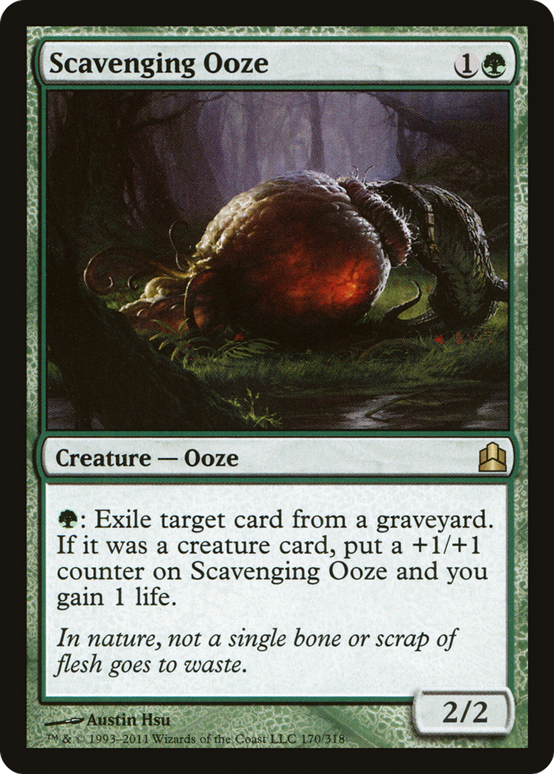 Scavenging Ooze — Commander 2011 — Magic: The Gathering