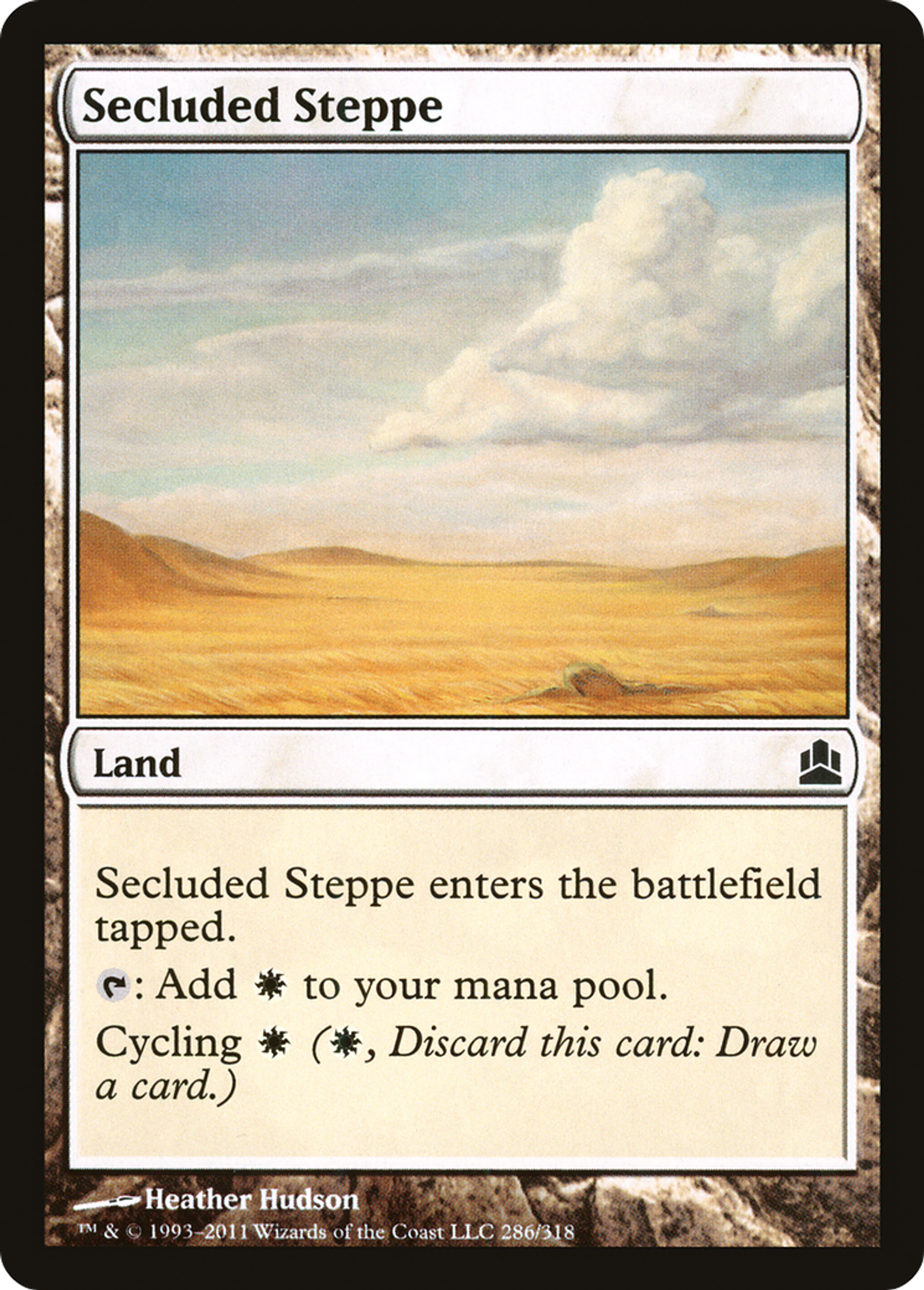 Secluded Steppe — Commander 2011 — Magic: The Gathering