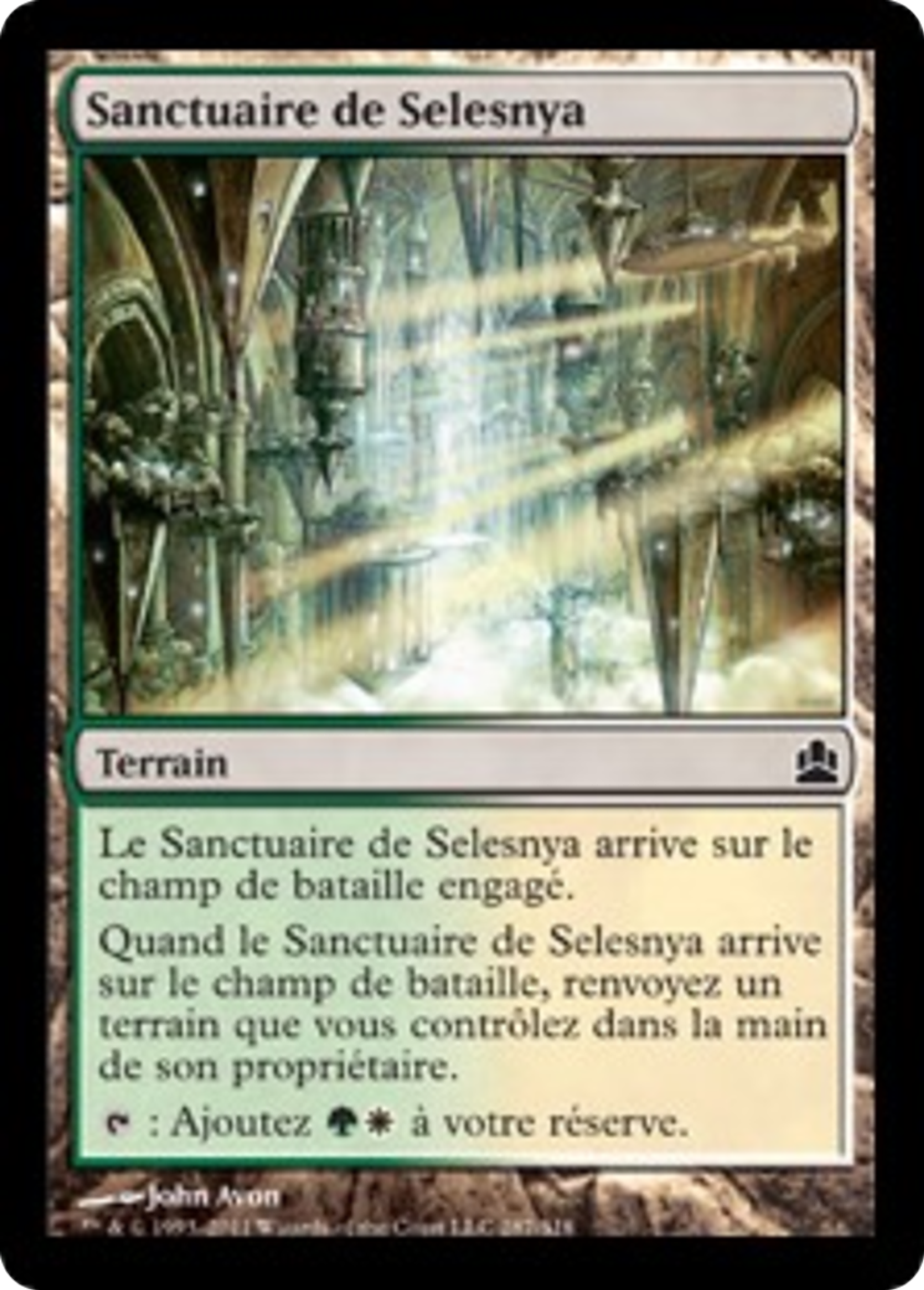 Sanctuaire de Selesnya — Commander 2011 — Magic: The Gathering
