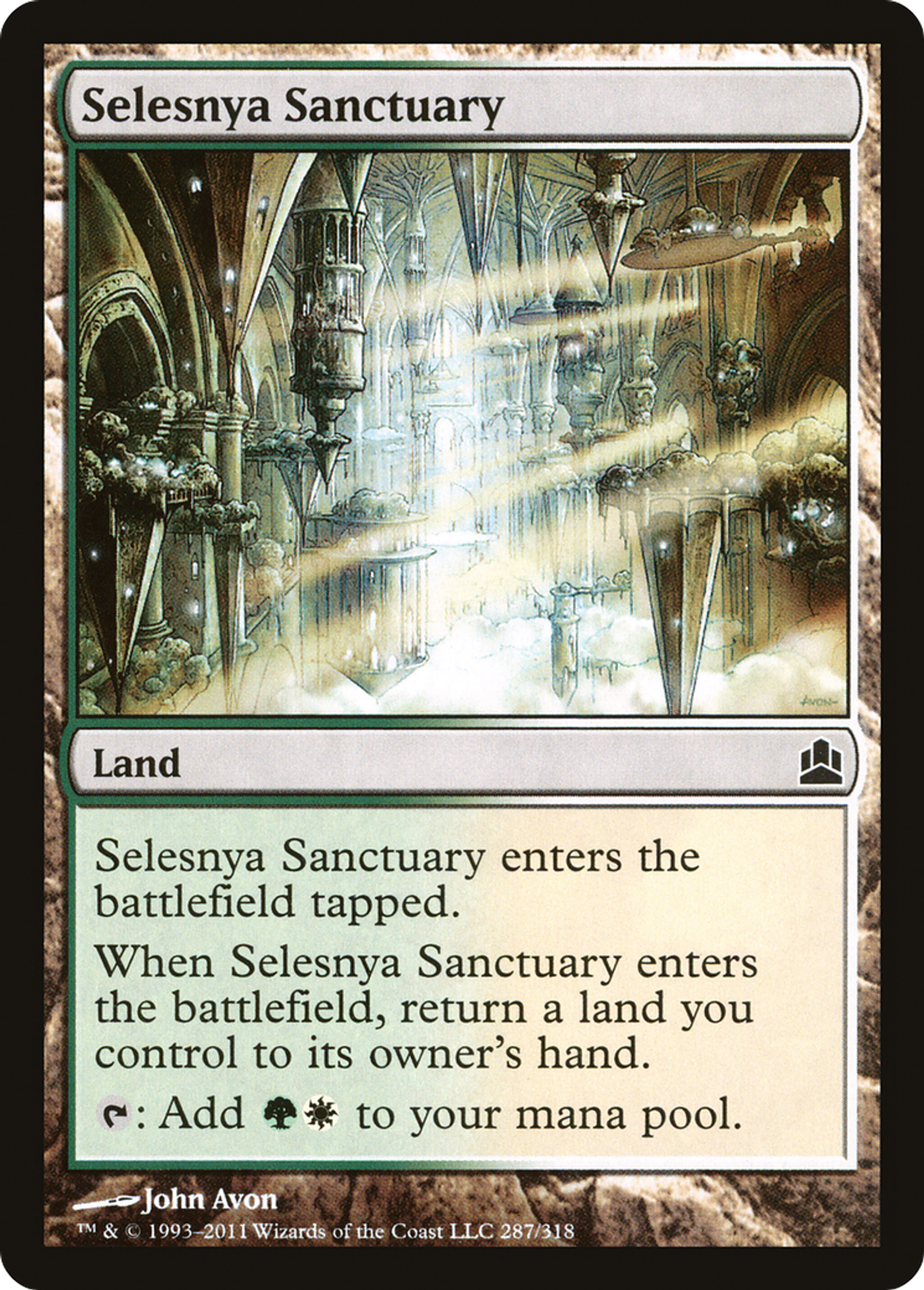 Selesnya Sanctuary — Commander 2011 — Magic: The Gathering