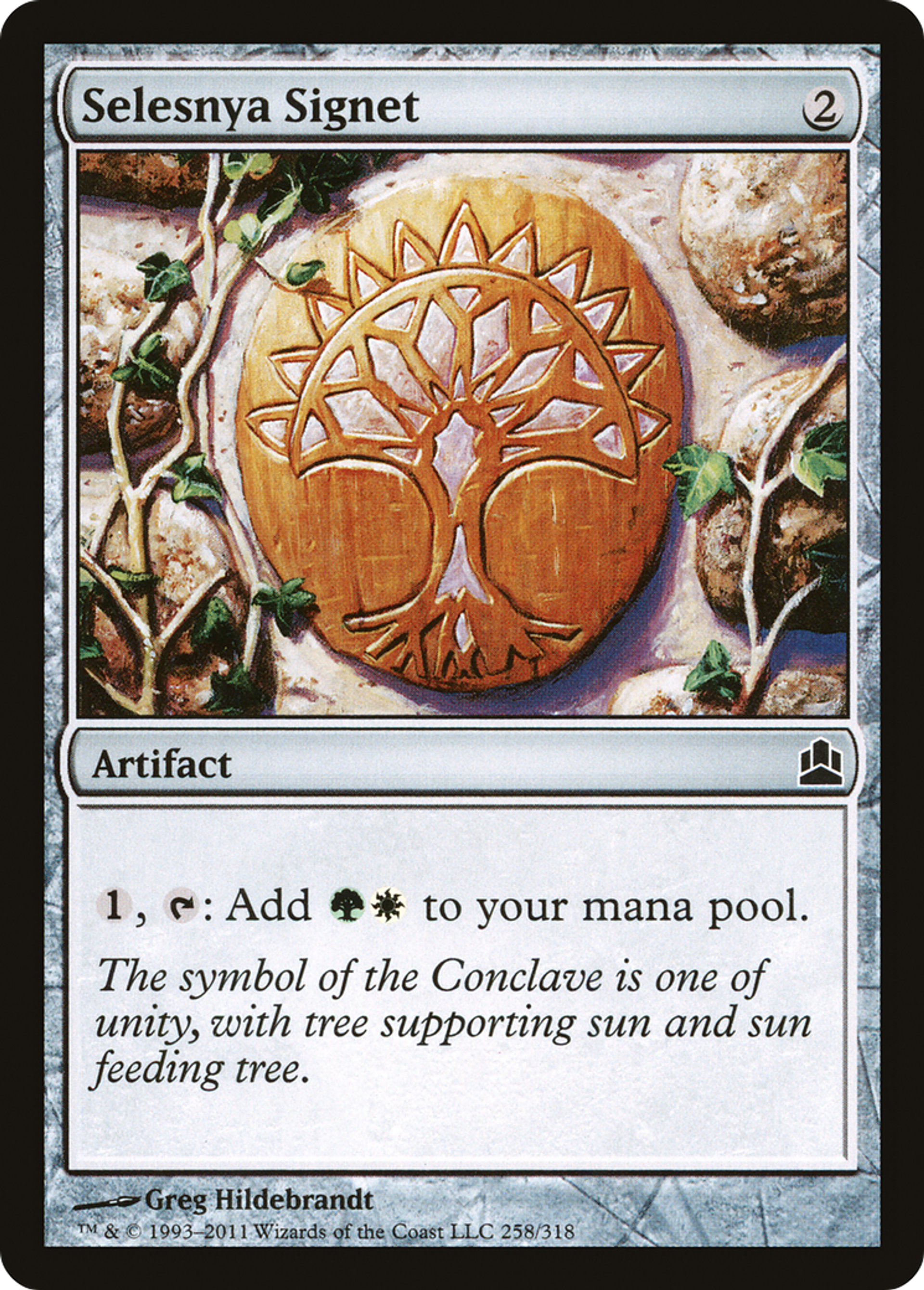 Cachet de Selesnya — Commander 2011 — Magic: The Gathering