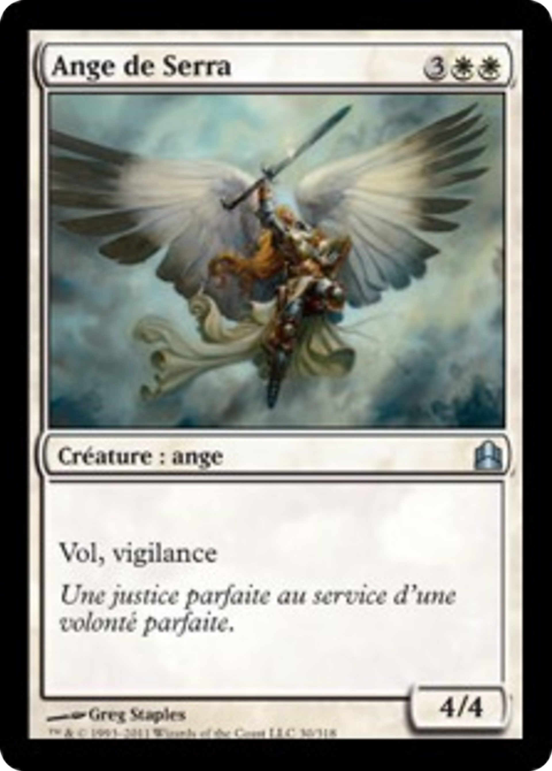 Ange de Serra — Commander 2011 — Magic: The Gathering