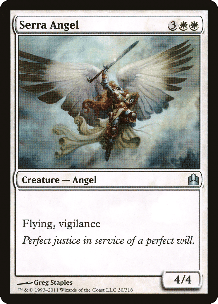 Serra Angel — Commander 2011 — Magic: The Gathering