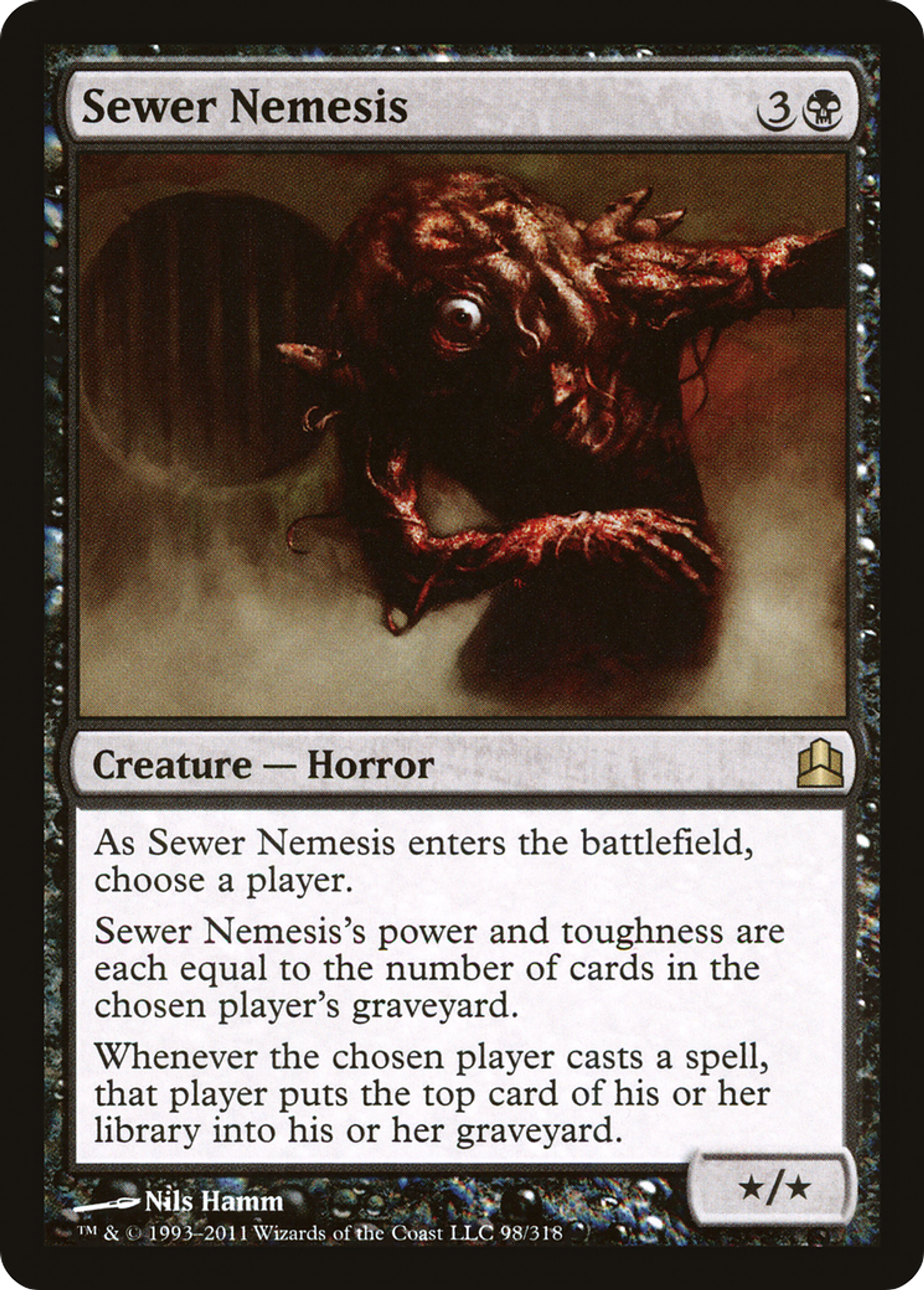 Némésis des égouts — Commander 2011 — Magic: The Gathering