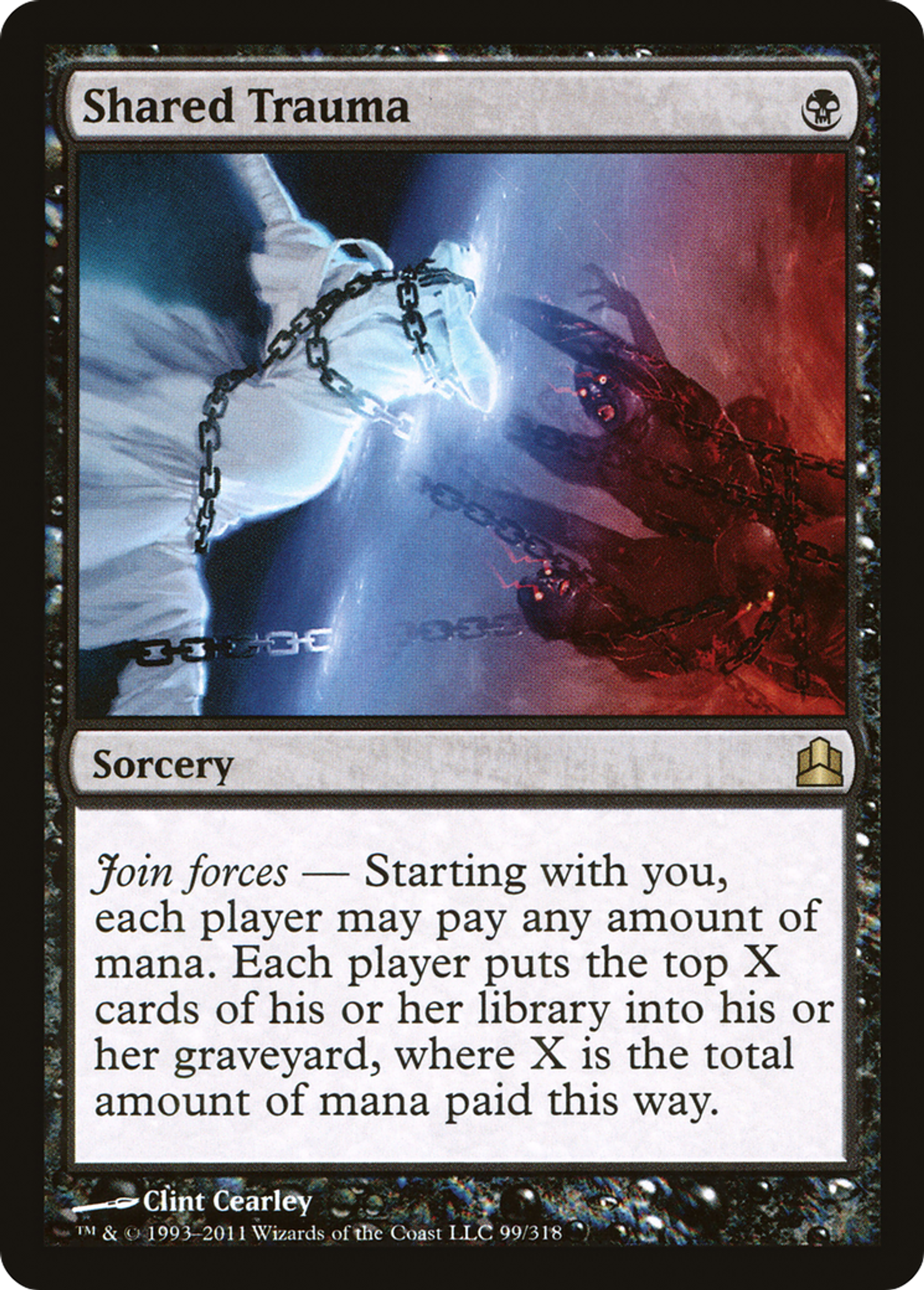 Traumatisme partagé — Commander 2011 — Magic: The Gathering