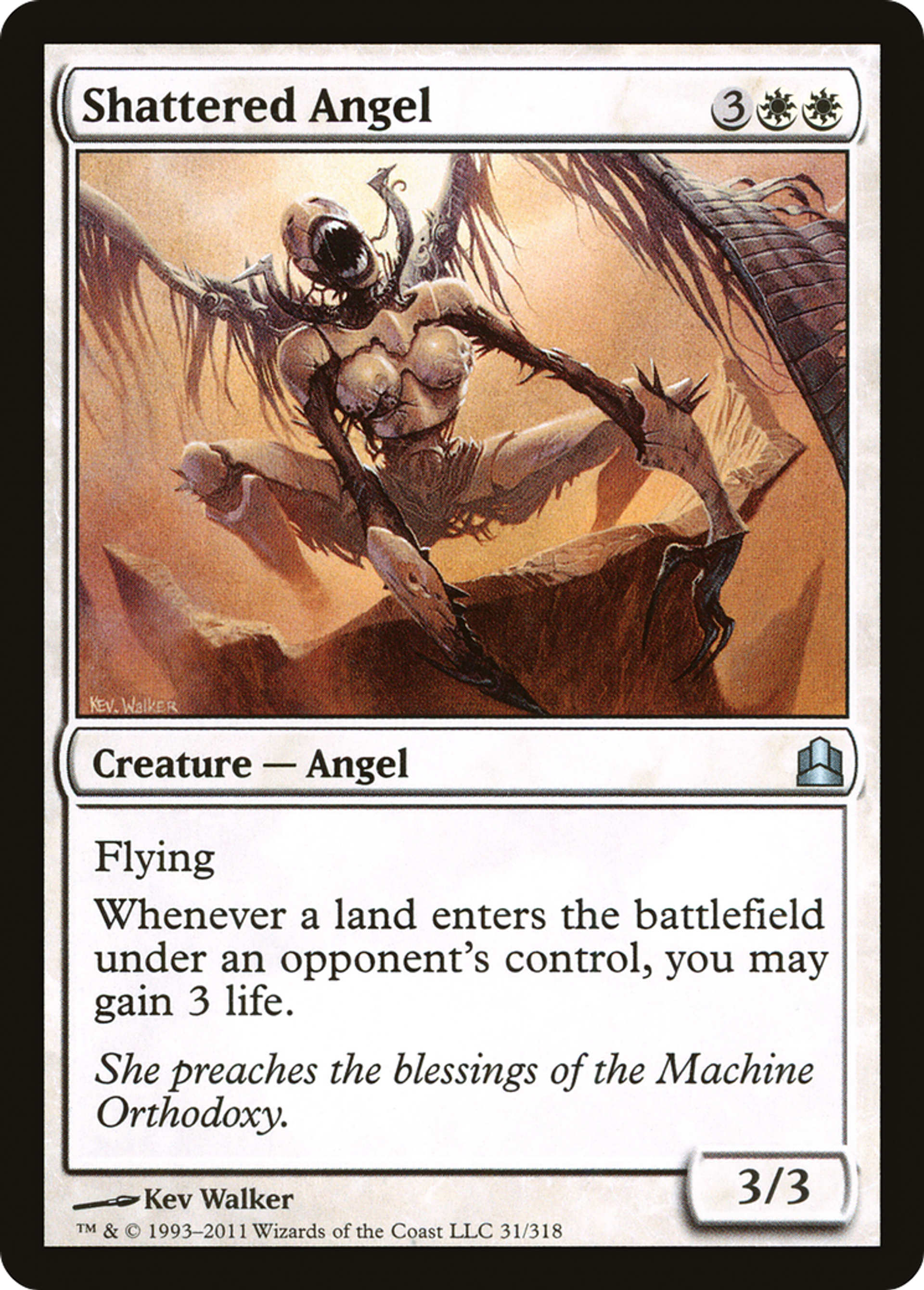 Ange fracassé — Commander 2011 — Magic: The Gathering