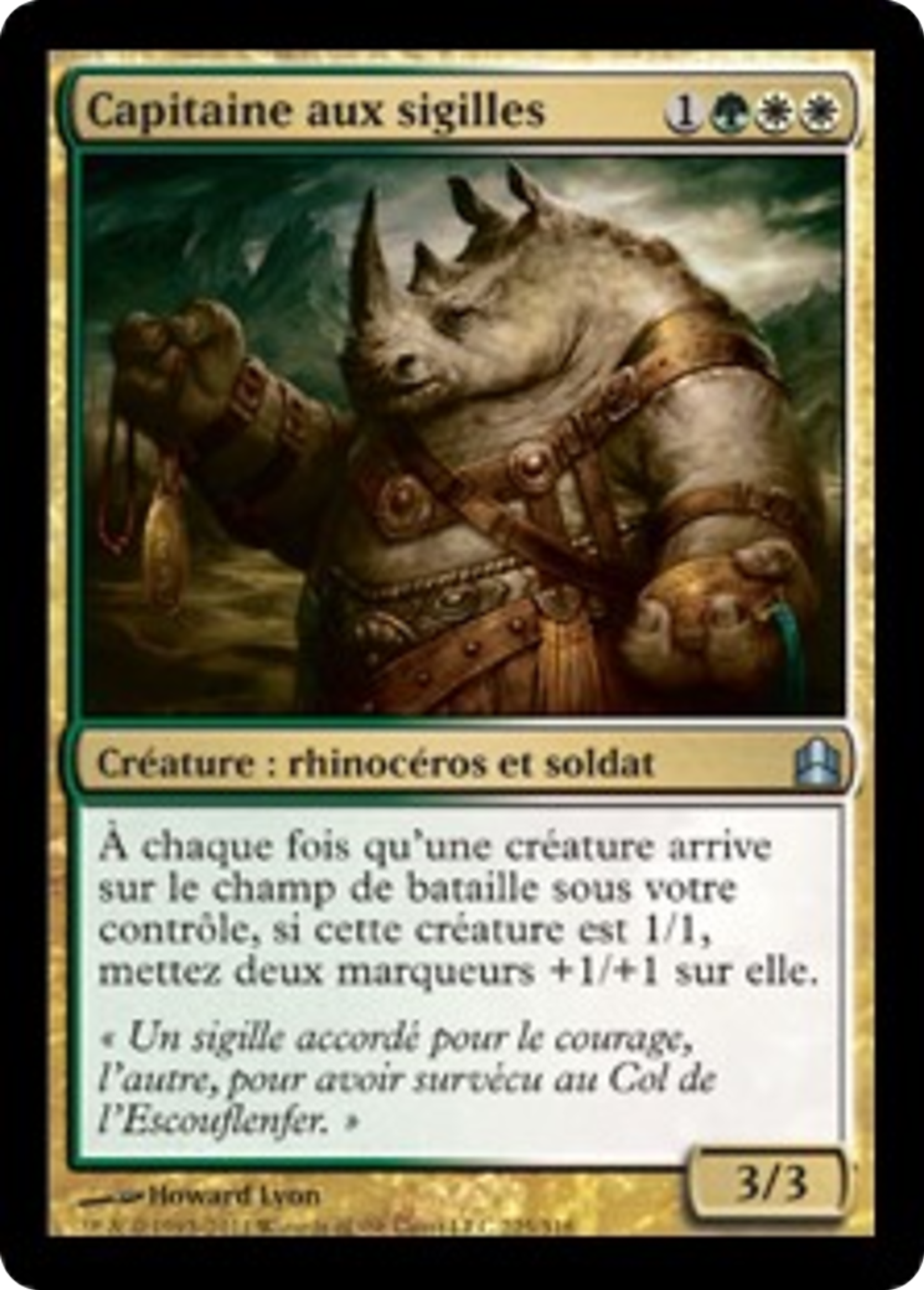 Capitaine aux sigilles — Commander 2011 — Magic: The Gathering