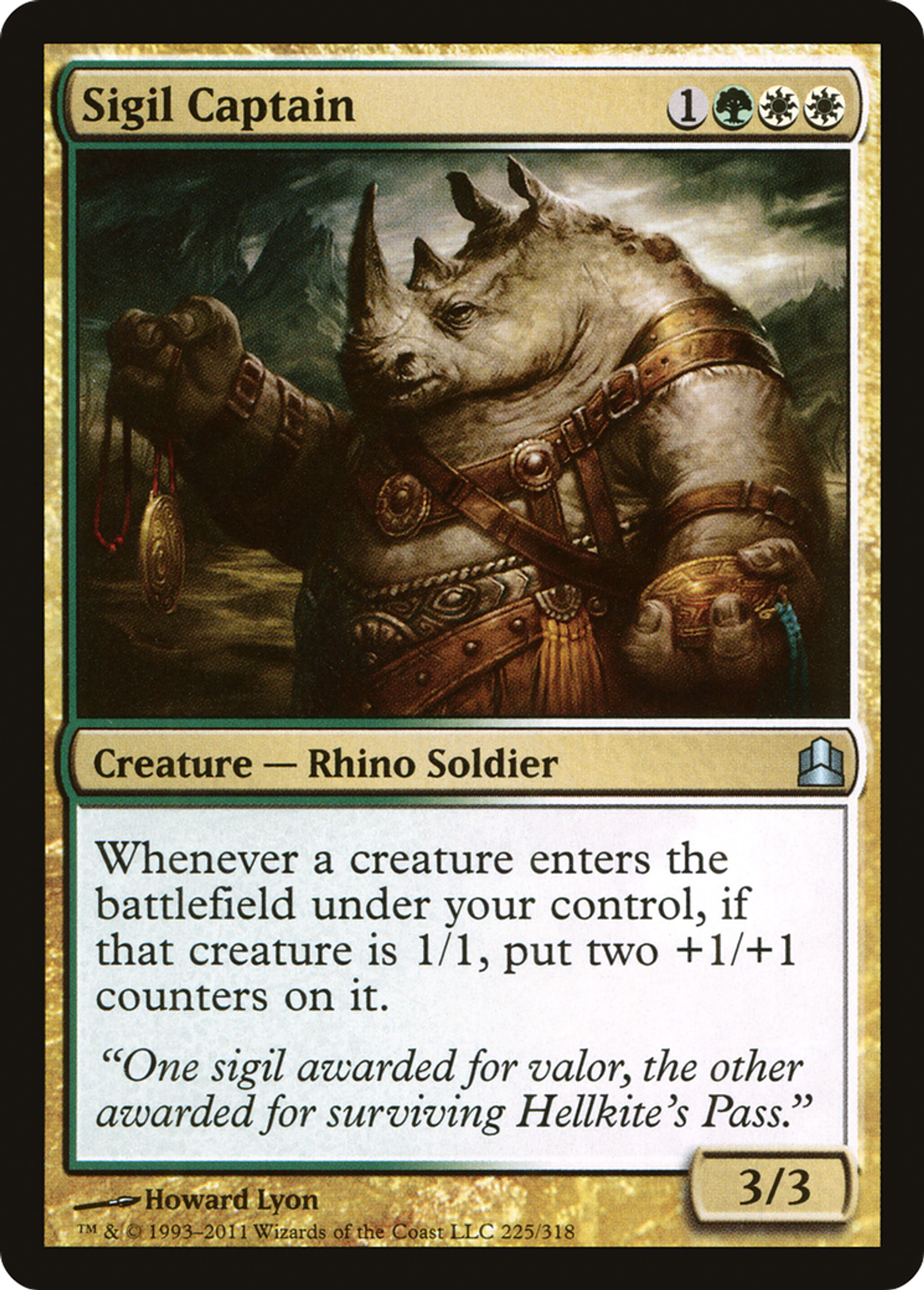Sigil Captain — Commander 2011 — Magic: The Gathering