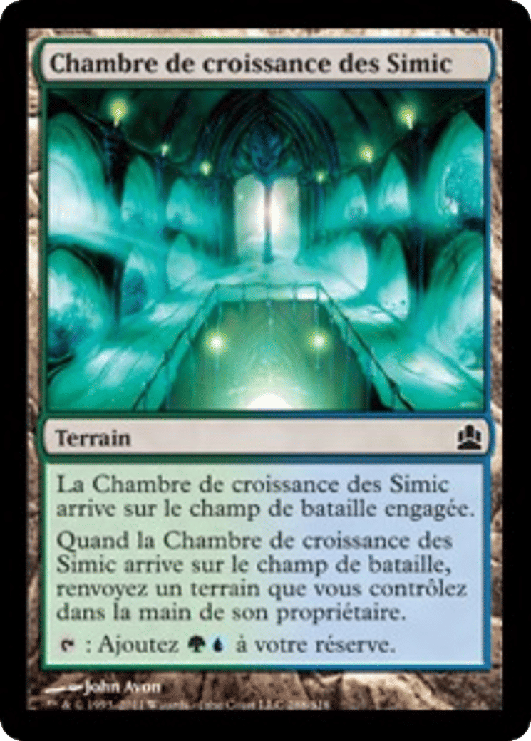 Chambre de croissance des Simic — Commander 2011 — Magic: The Gathering